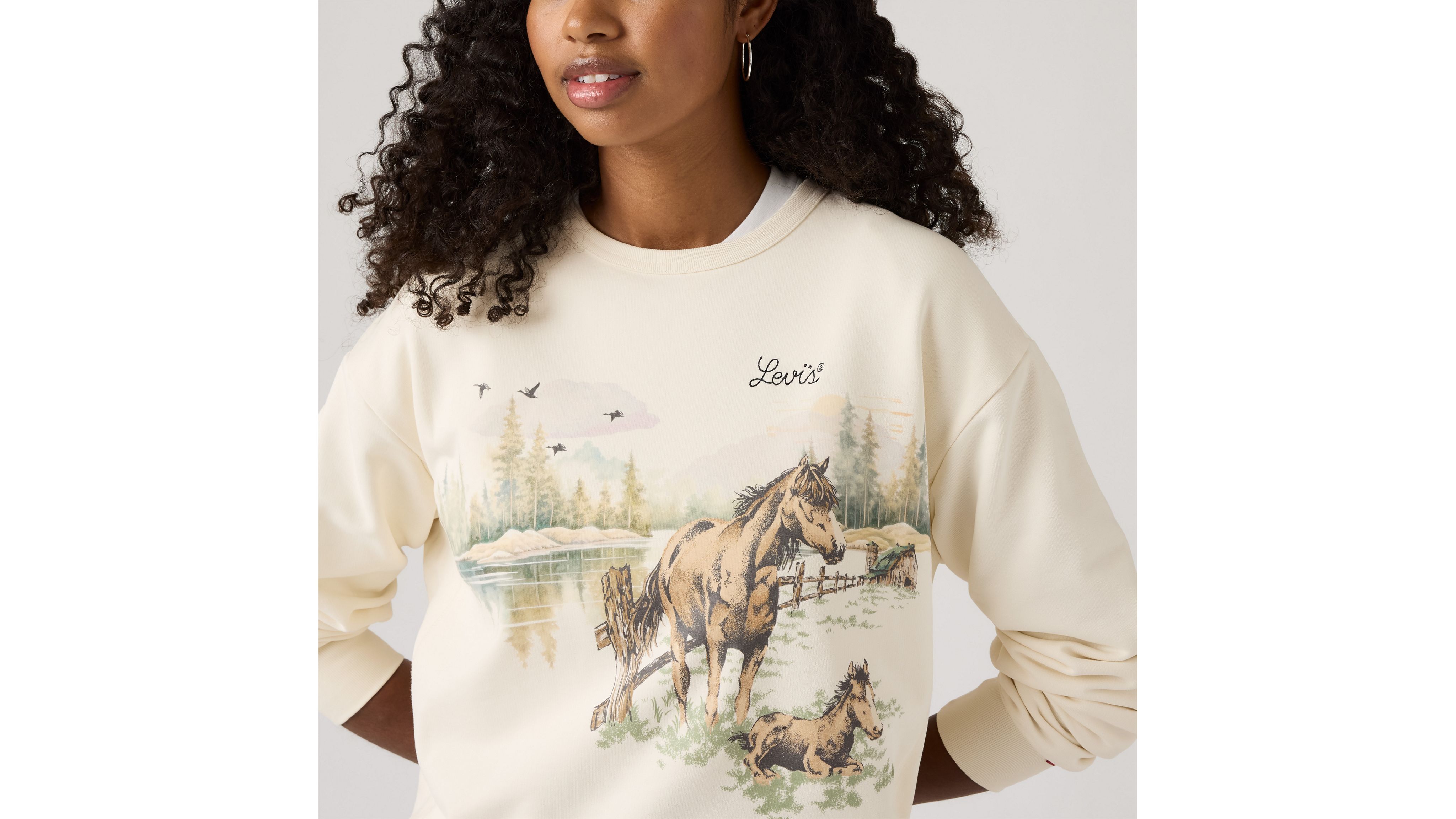 Graphic Heritage Crew Sweatshirt