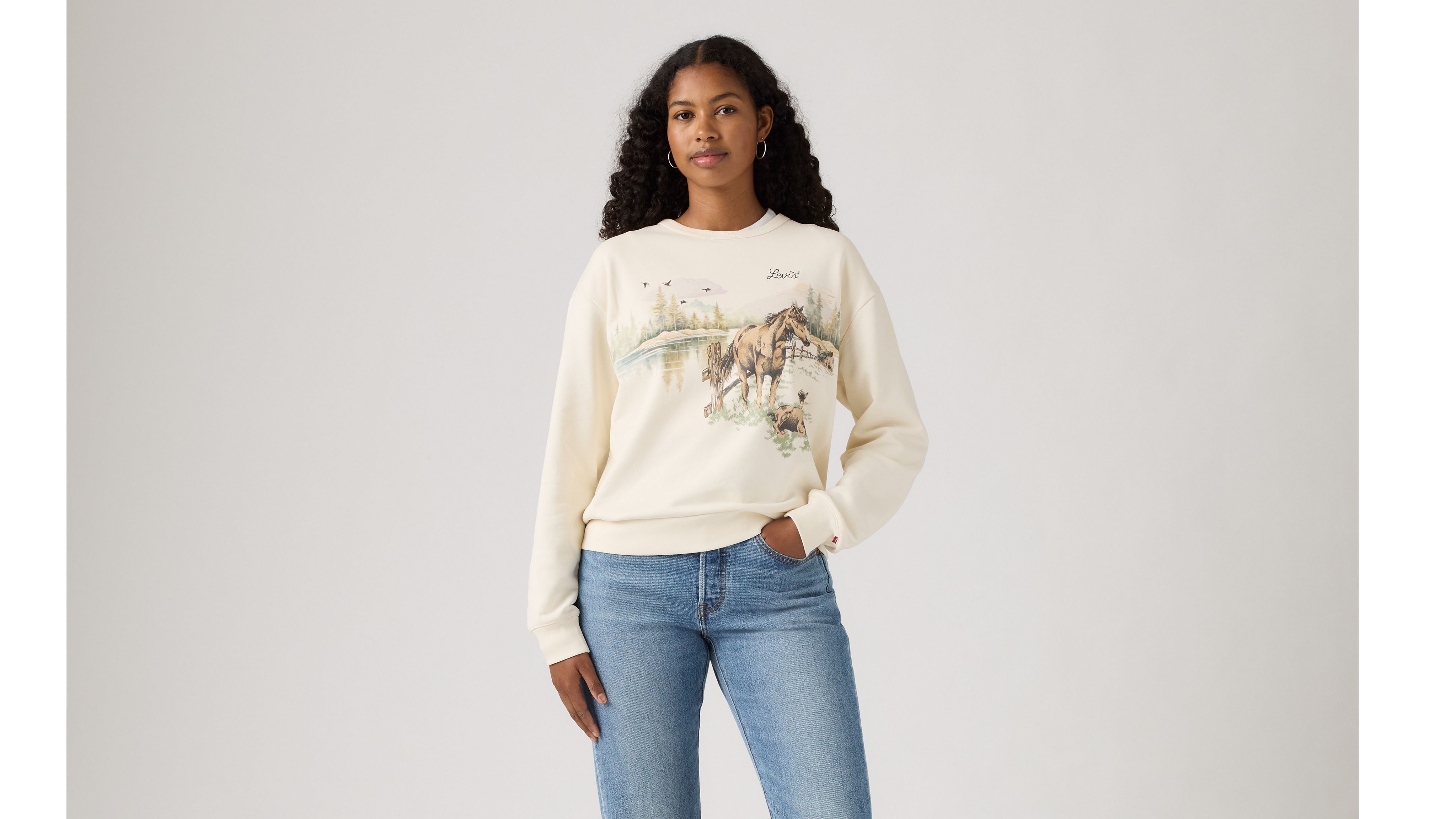 Graphic Heritage Crew Sweatshirt