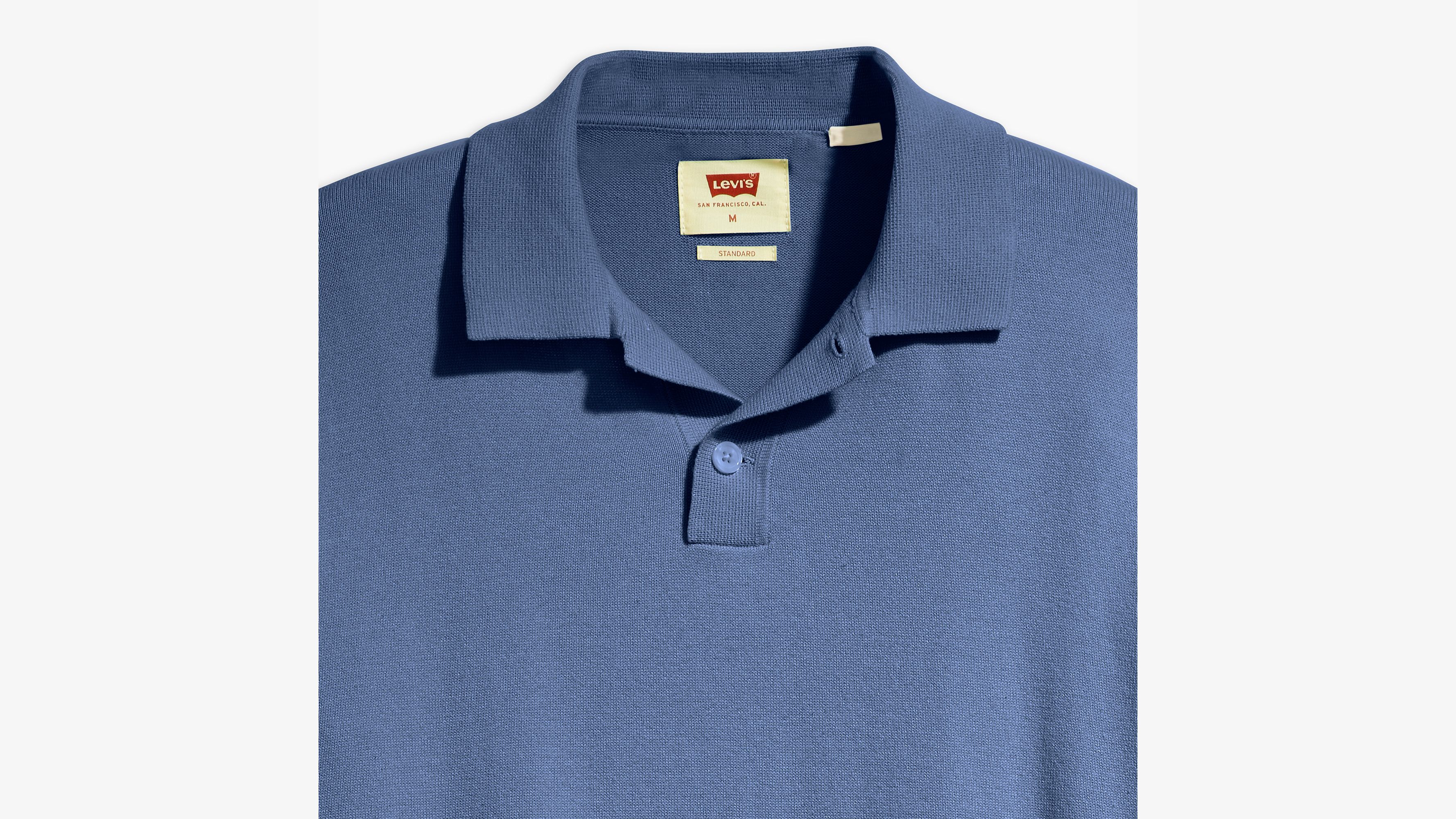 ポロシャツ Levi's Knitted polo shirt Sweater Knit Polo Shirt - Blue | Levi's® US