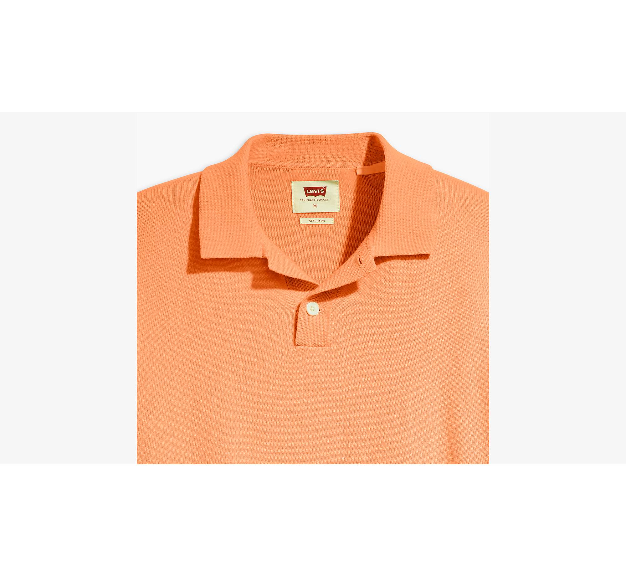 Sweater Knit Polo Shirt - Orange | Levi's® US