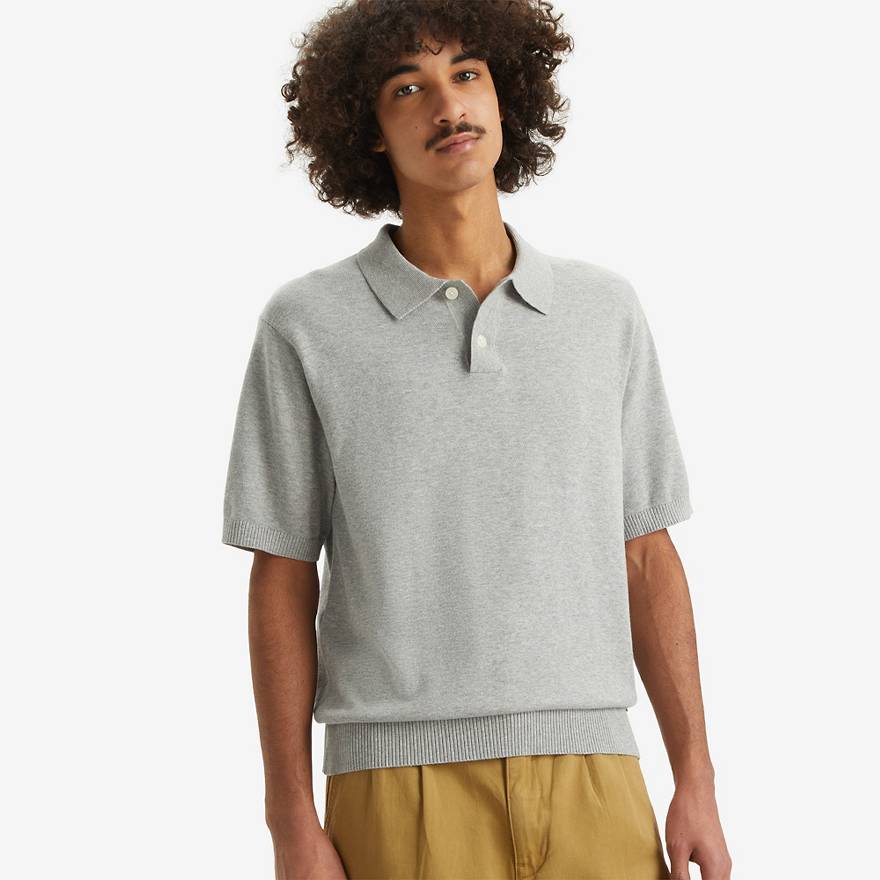 Sweater Knit Polo 1