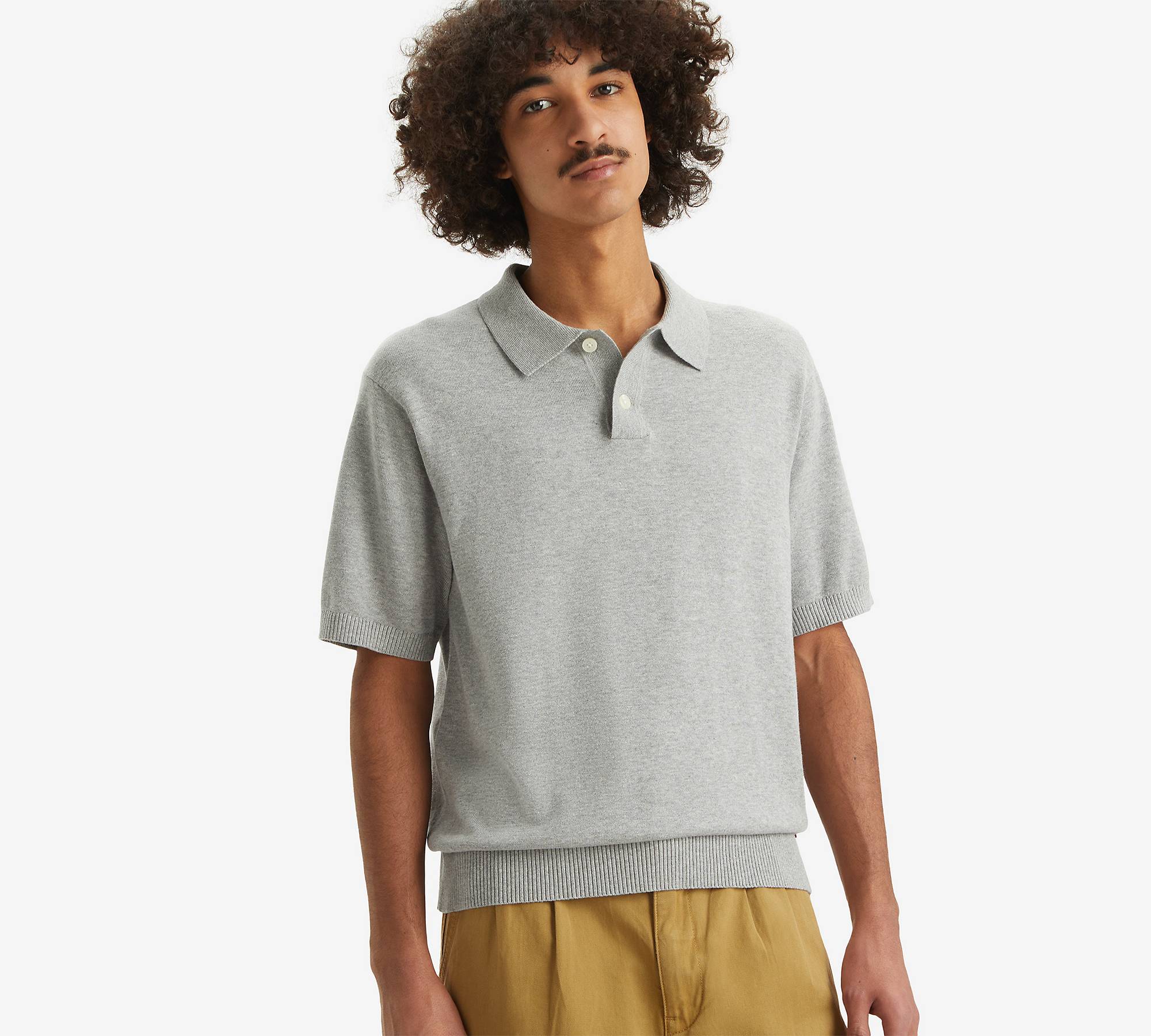 Sweater Knit Polo 1