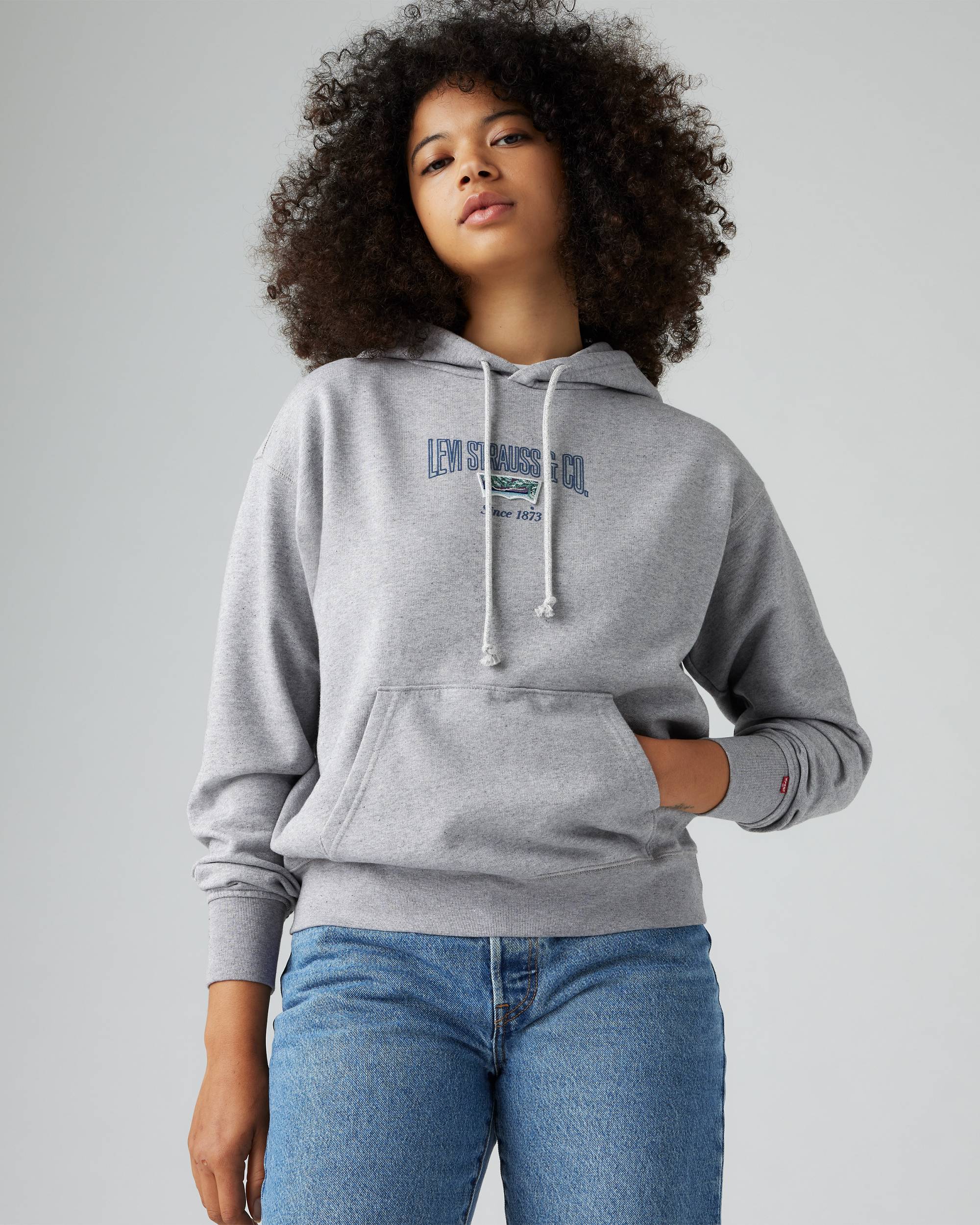 Graphic Heritage Hoodie Sweatshirt - Grey | Levi's® US Graphic Heritage Hoodie Sweatshirt - Grey | Levi's® US