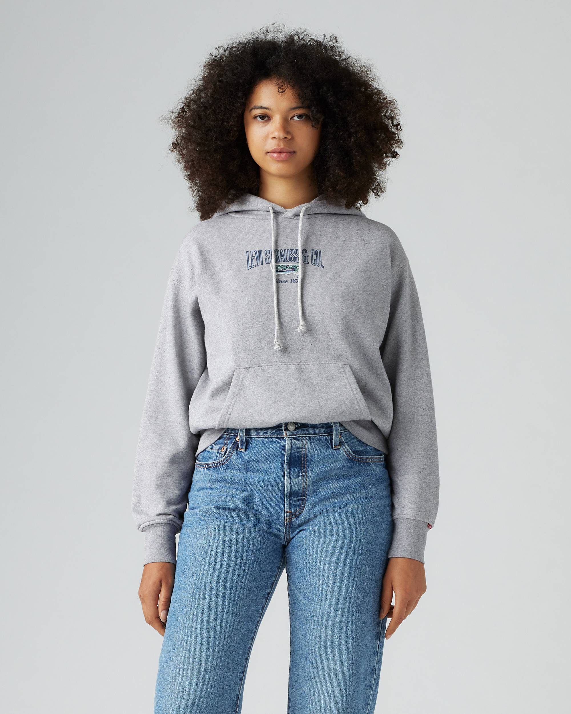 Graphic Heritage Hoodie Sweatshirt - Grey | Levi's® US Graphic Heritage Hoodie Sweatshirt - Grey | Levi's® US