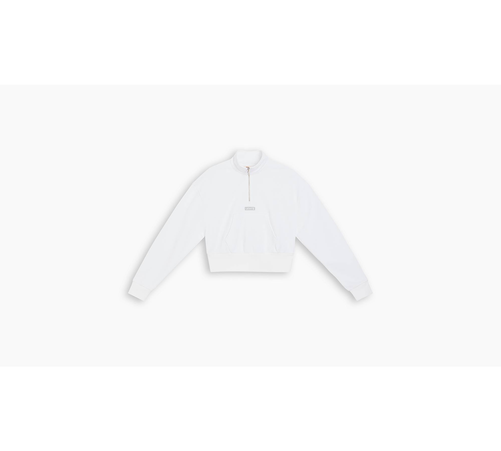 Graphic Sara Quarter-zip Sweatshirt - White | Levi's® KZ