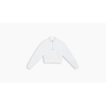 Graphic Sara Quarter-zip Sweatshirt - White | Levi's® KZ