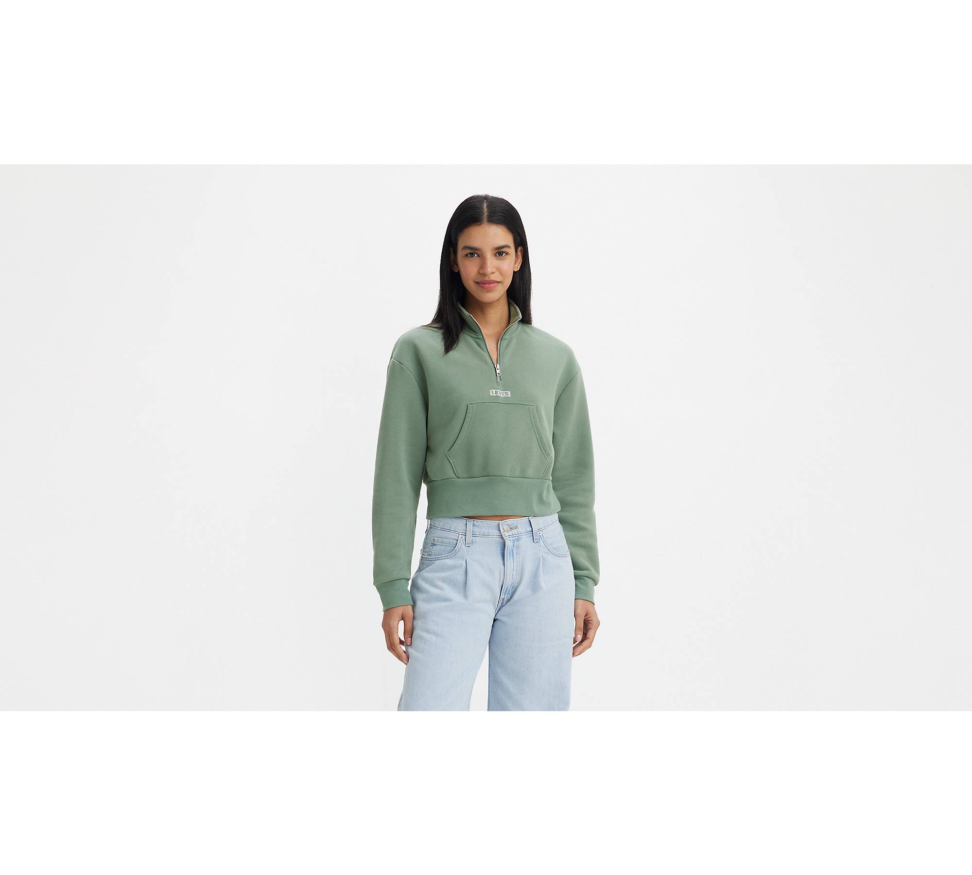 Graphic Sara Quarter-Zip Sweatshirt 1