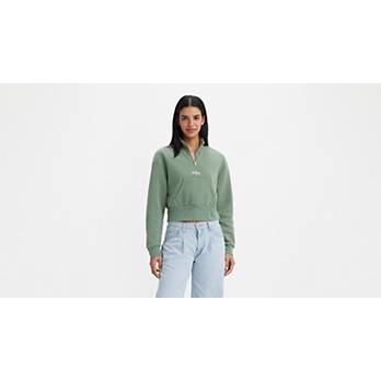 Graphic Sara Quarter-Zip Sweatshirt 1