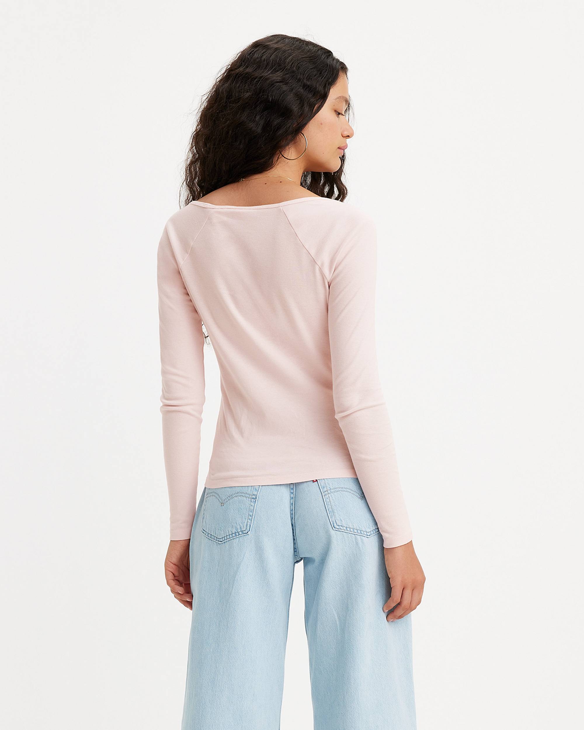 Heavenly Long Sleeve Shirt - Pink | Levi's® US Heavenly Long Sleeve Shirt - Pink | Levi's® US