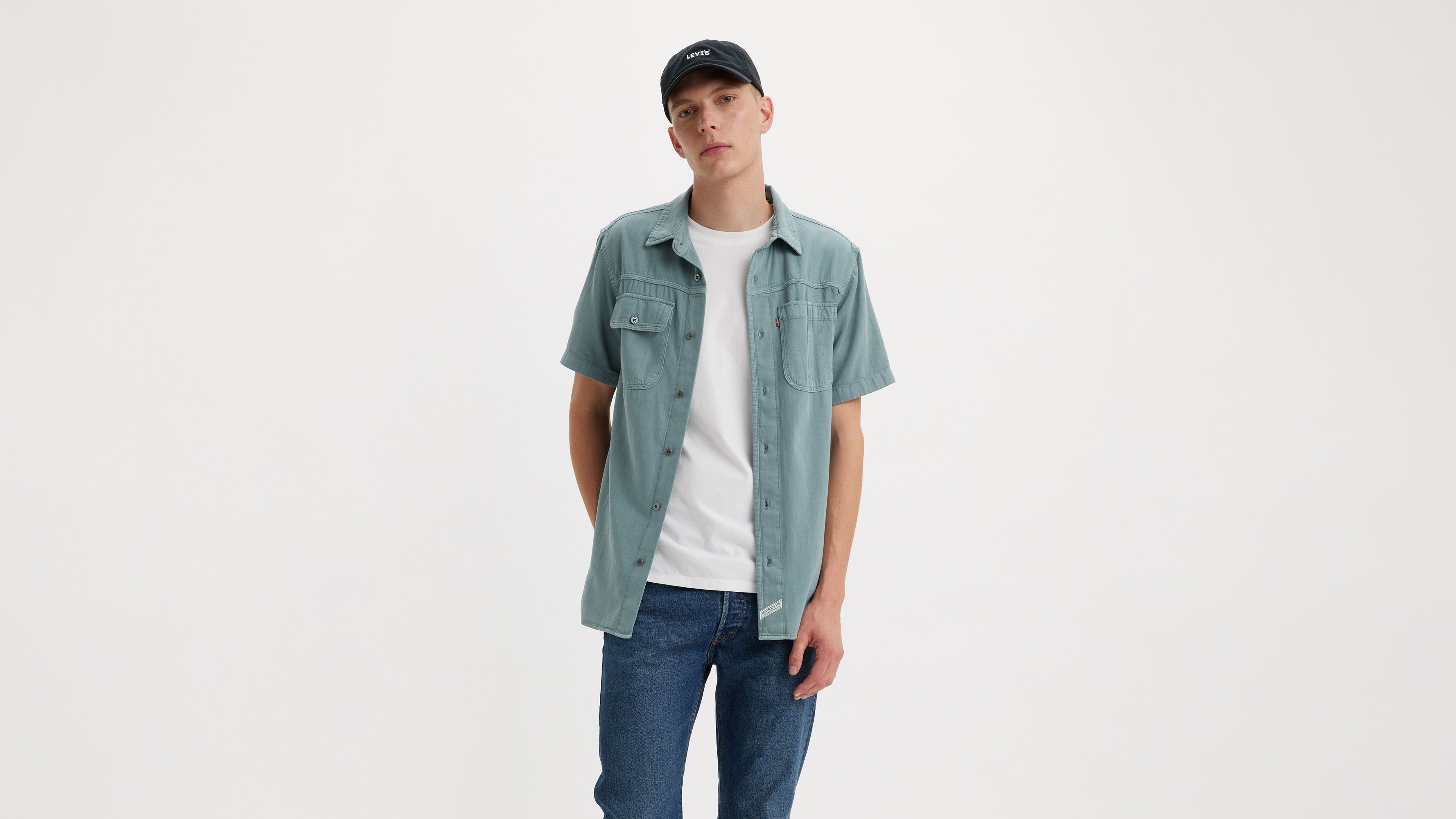 Short Sleeve Auburn Worker Shirt 2