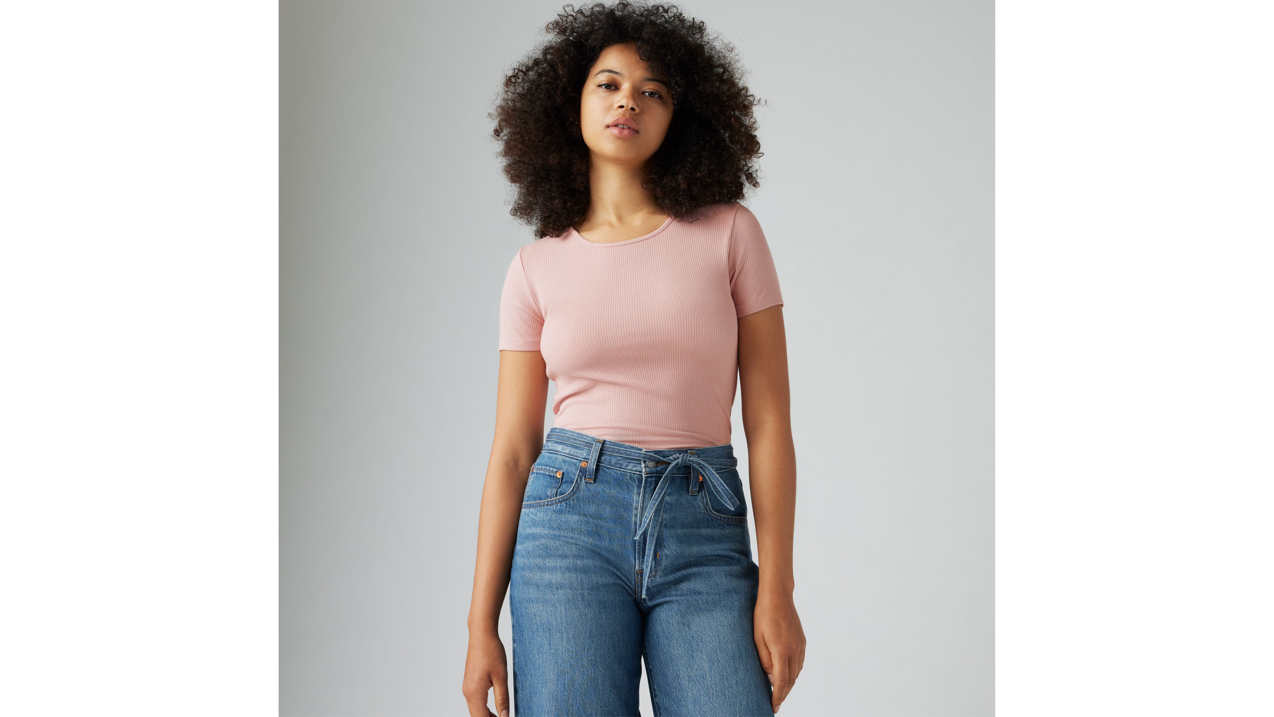 Levi's Dreamy Short Sleeve T-shirt In Pale Mauve