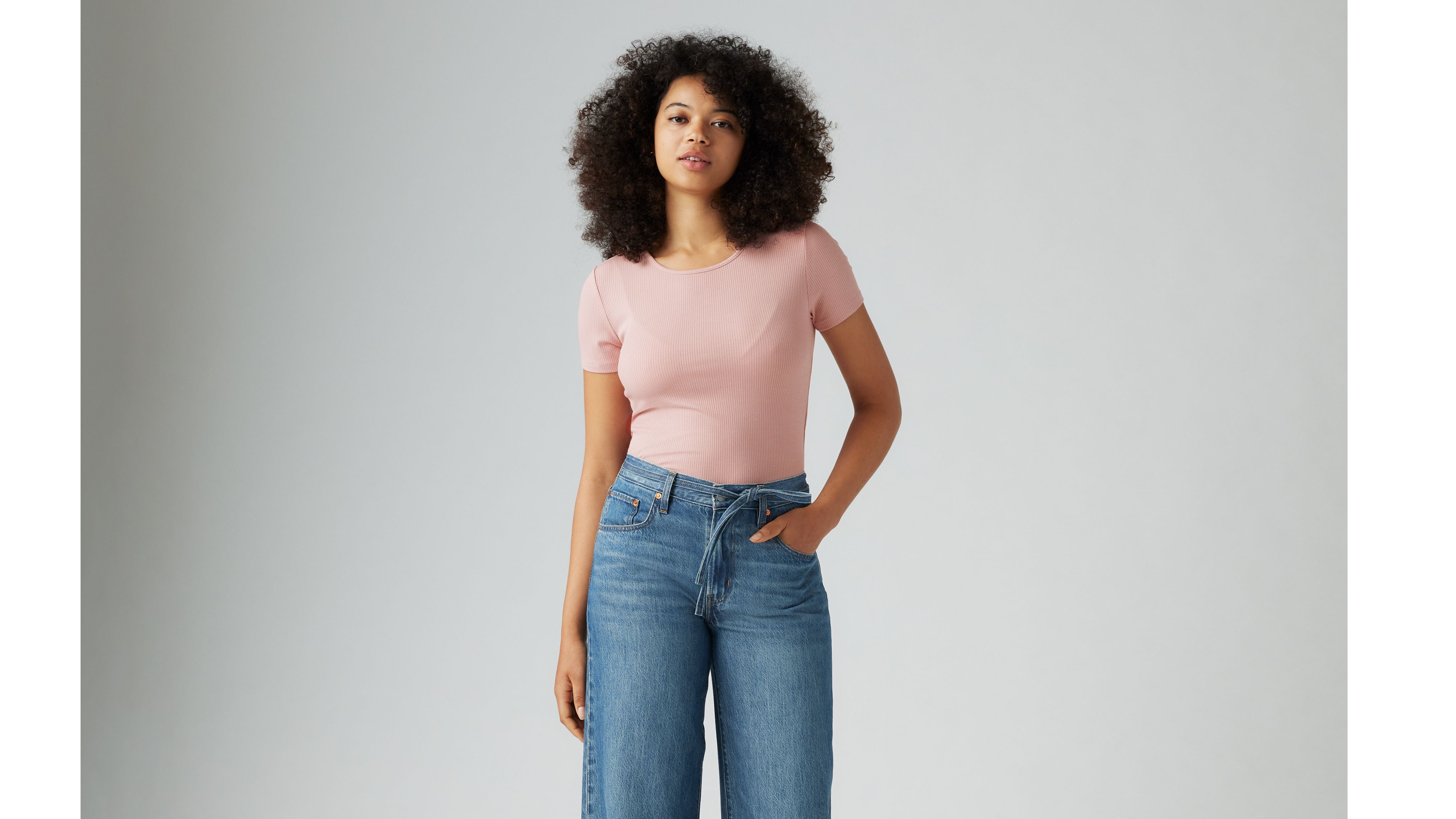 Levi's Dreamy Short Sleeve T-shirt In Pale Mauve