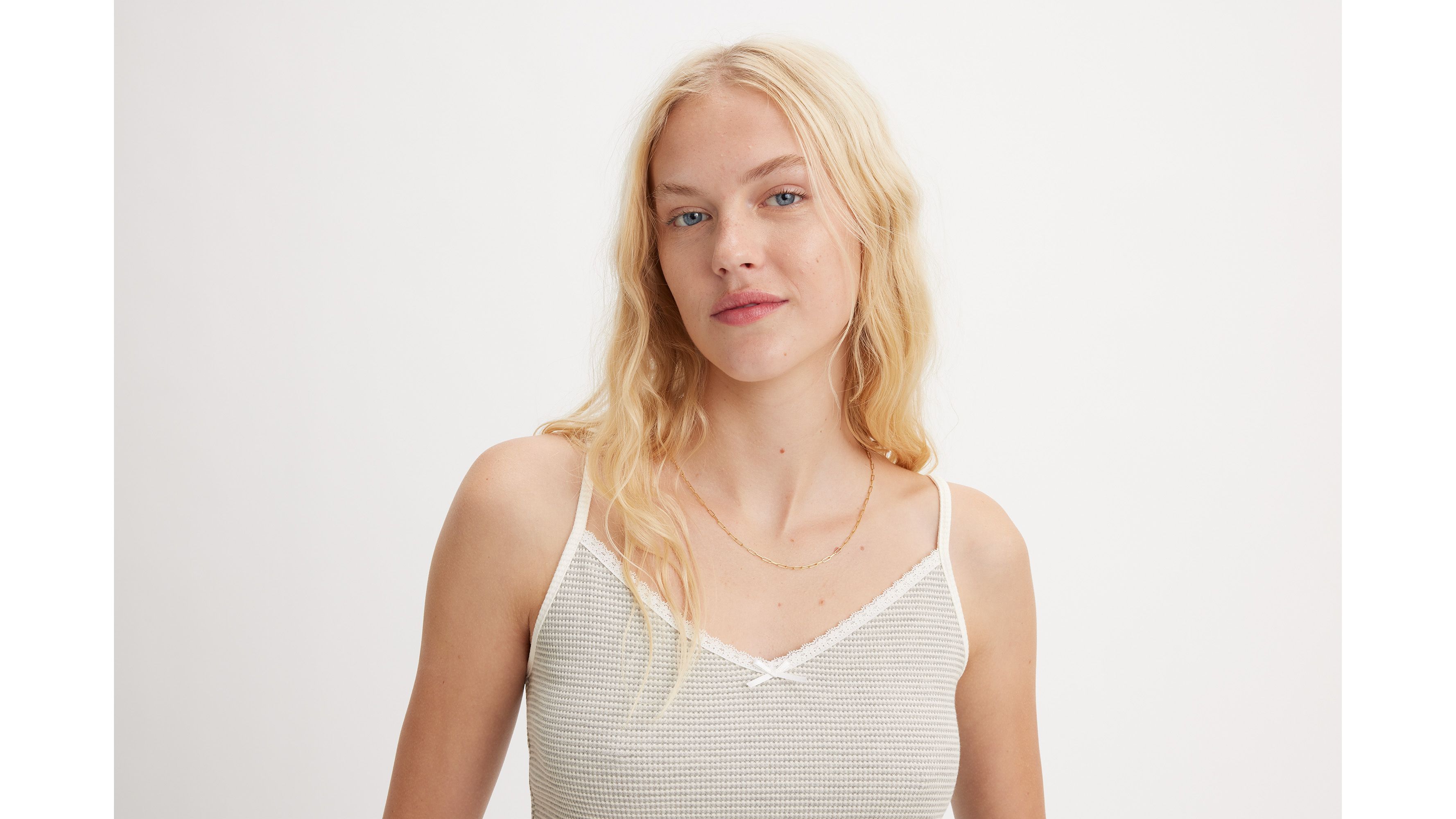 Dry Goods Waffle Tank Top Grey Levi's® GB