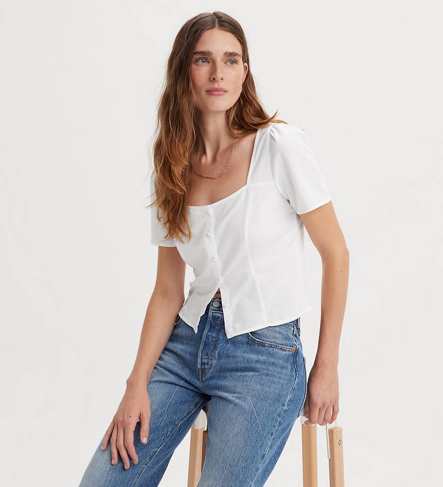 Pascale Short Sleeve Lightweight blouse 1