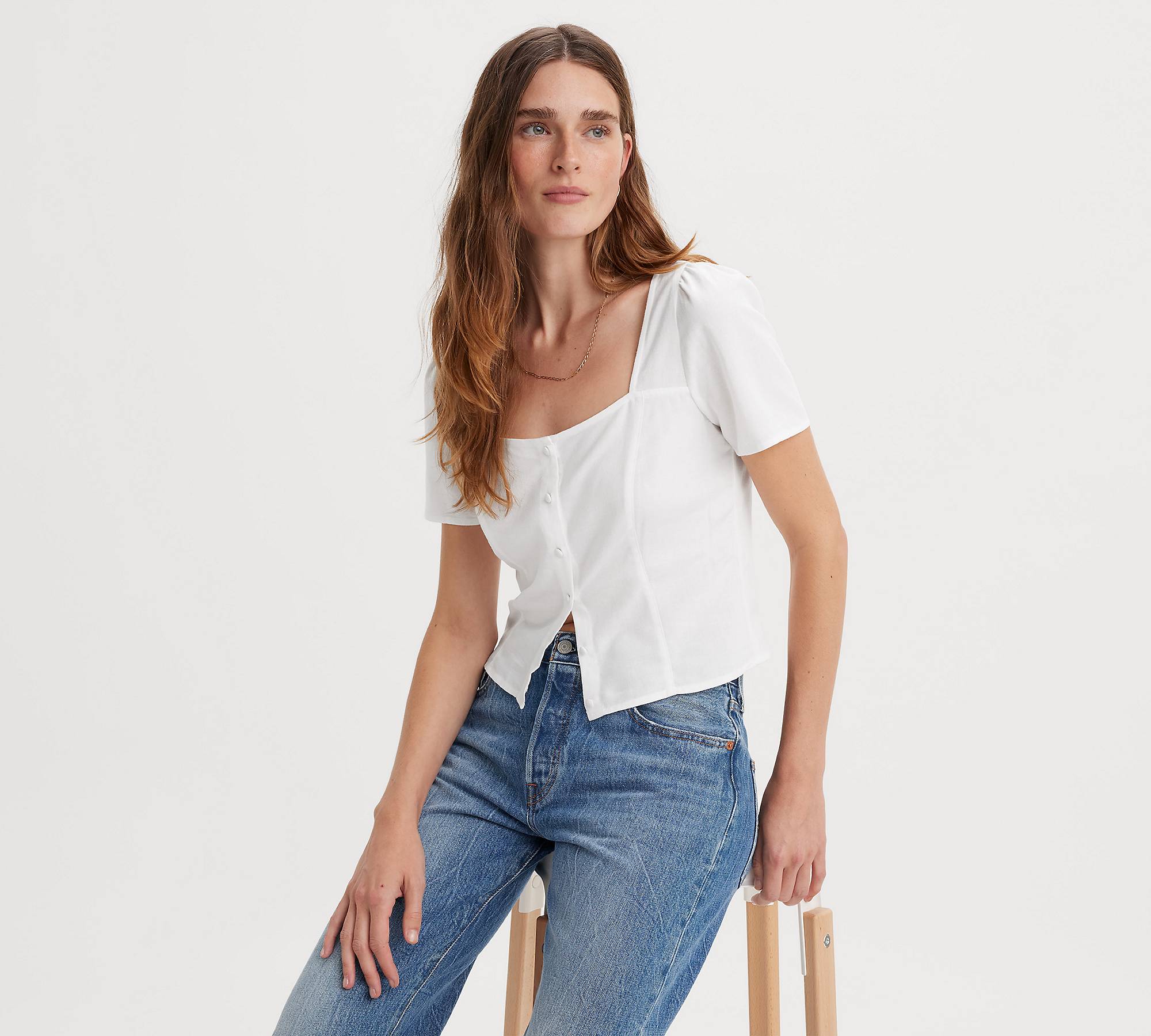 Pascale Short Sleeve Lightweight blouse 1