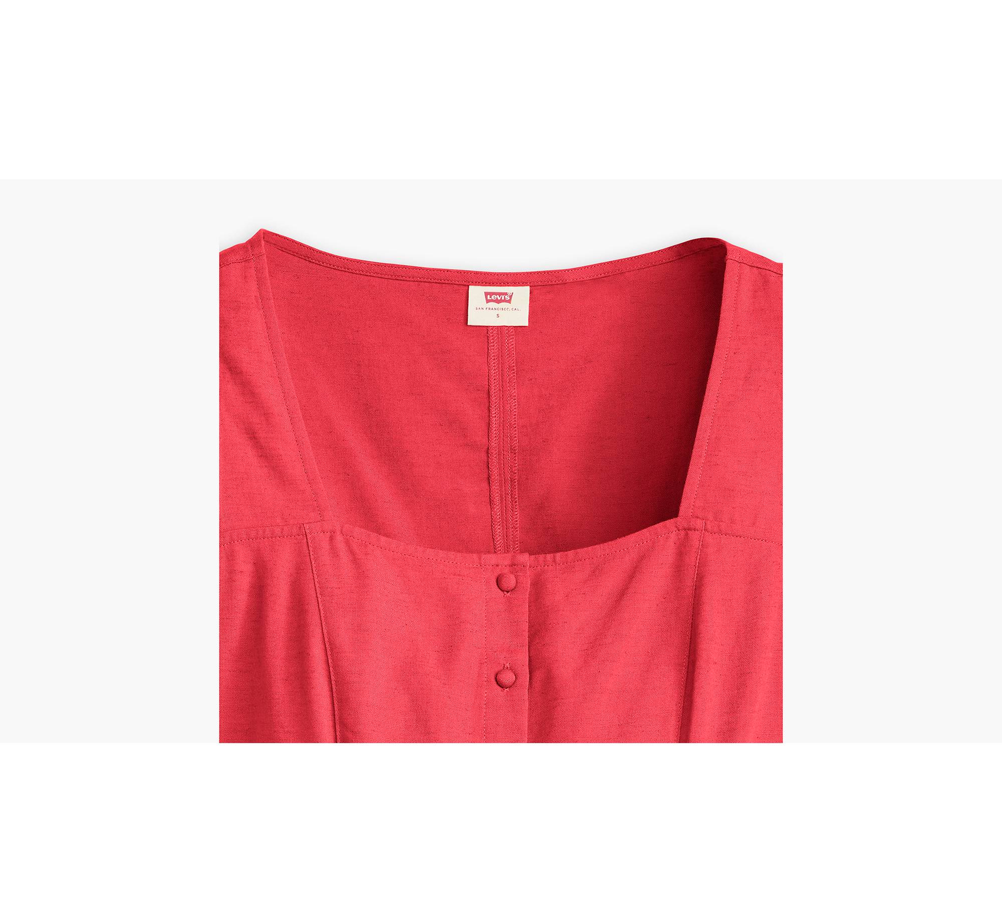 Pascale Short Sleeve Blouse - Red | Levi's® US
