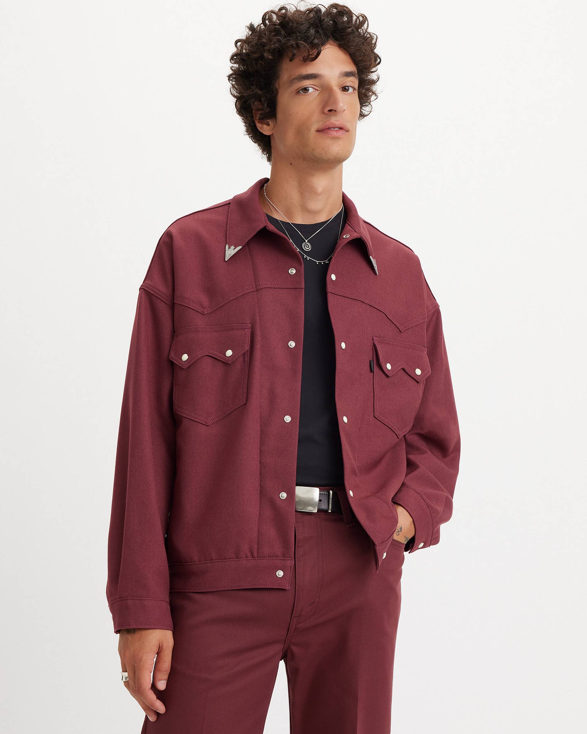 Western Trucker Jacket - Red | Levi's® GR Western Trucker Jacket - Red | Levi's® GR