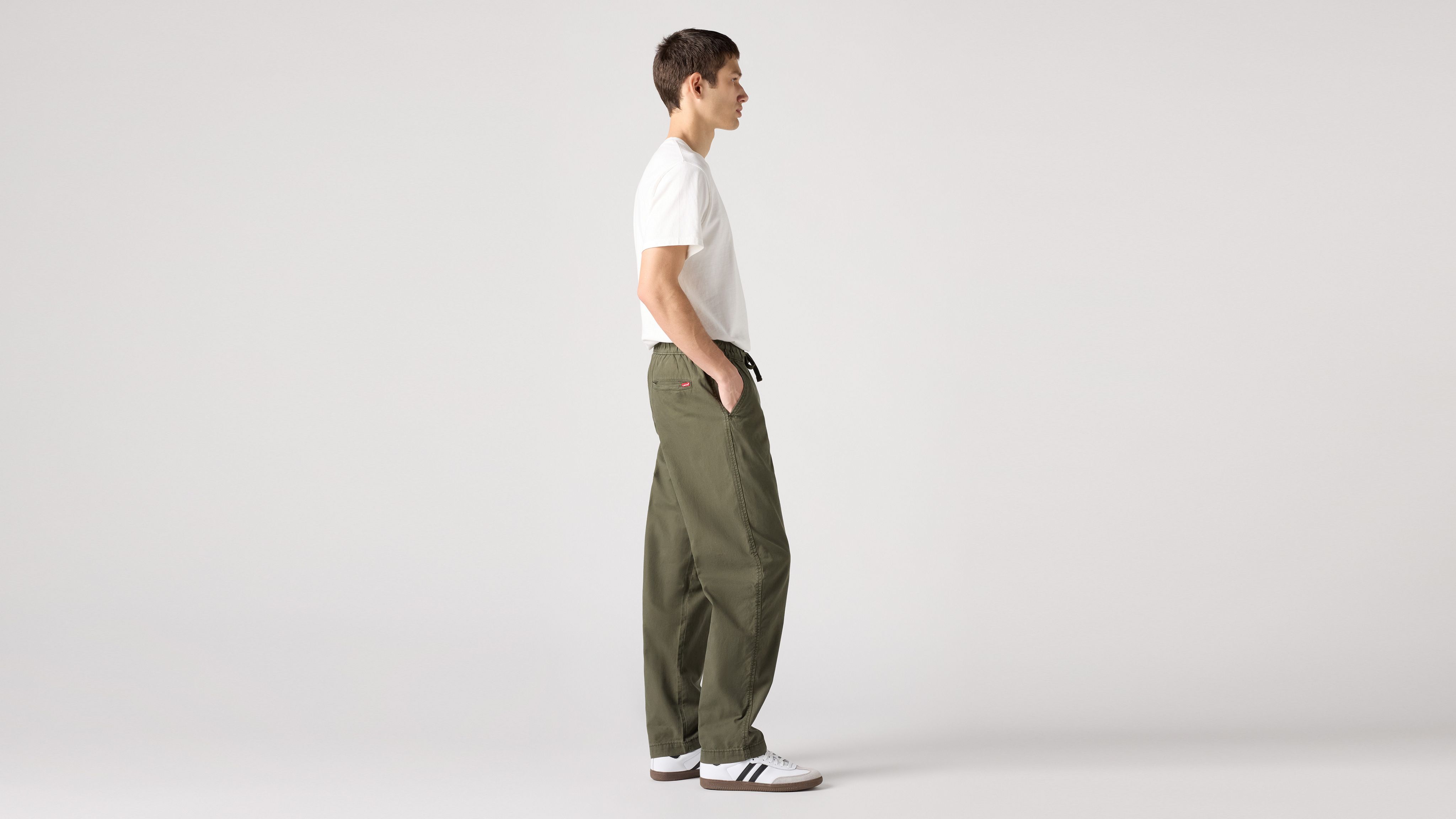 XX Chino Easy Relaxed Cotton Linen Trousers 3