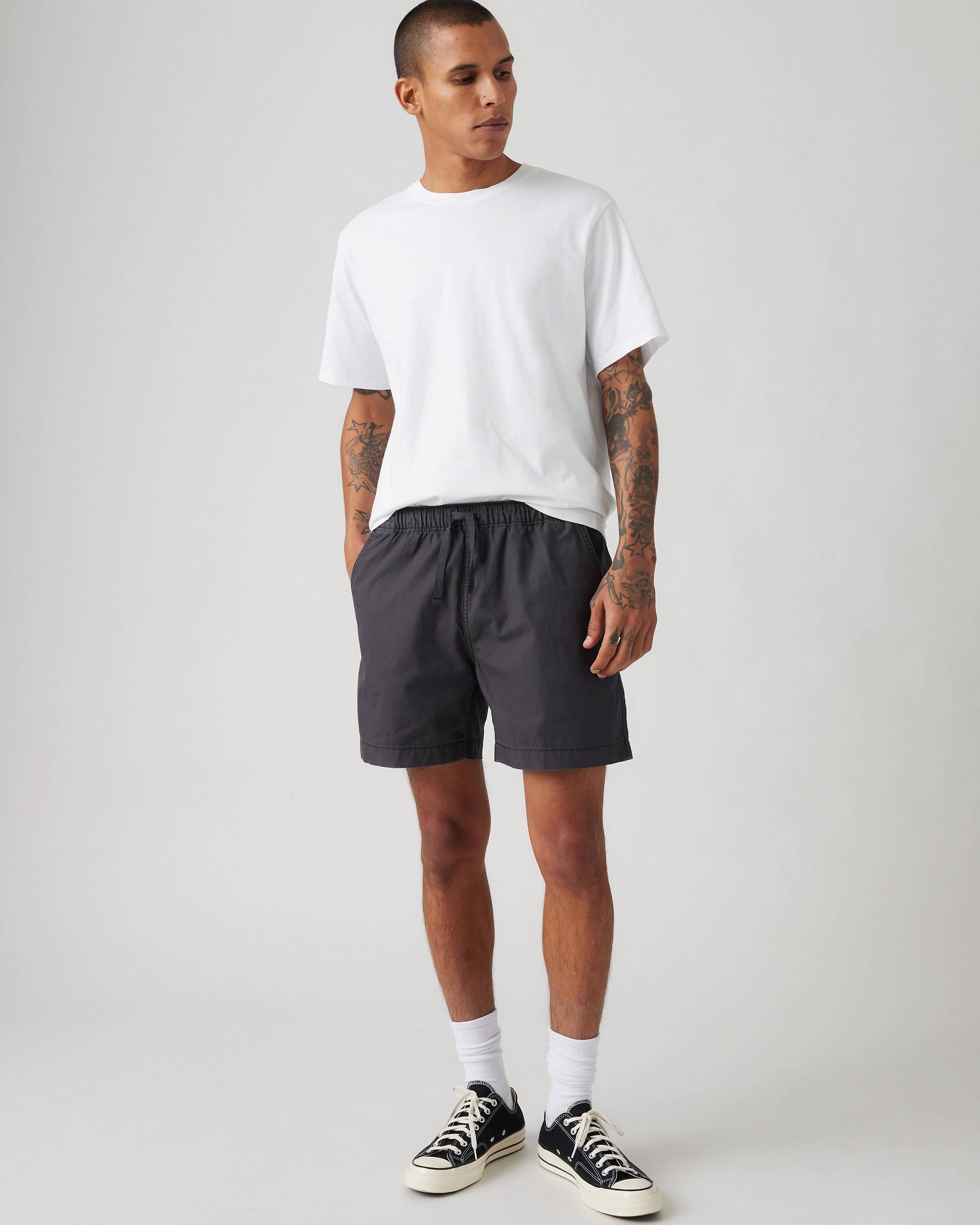 Levi's® Xx Chino Easy Cotton Linen Men's Shorts - Black Levi's® Xx Chino Easy Cotton Linen Men's Shorts - Black