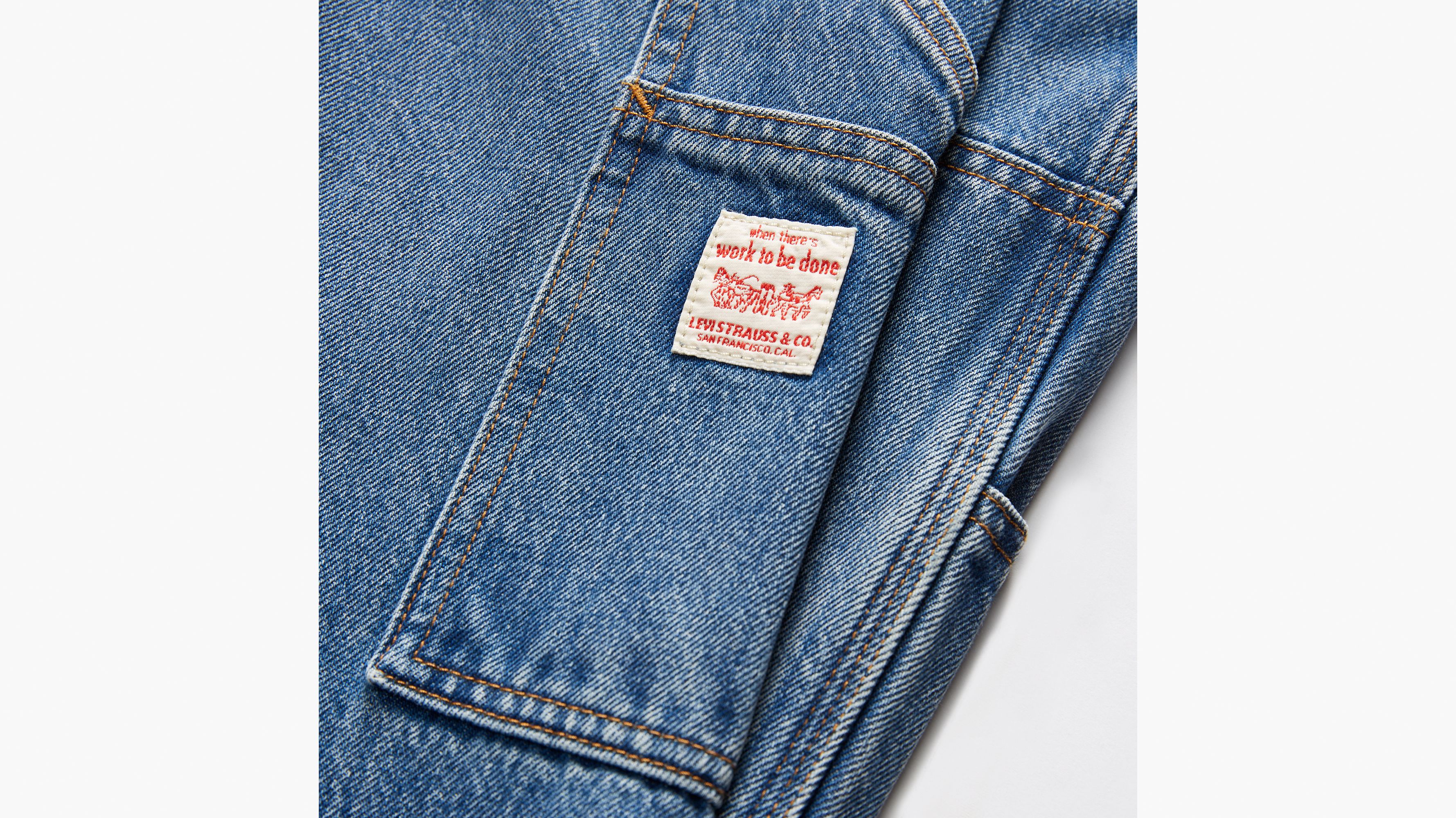 568™ Loose Straight Double-knee Men's Pants - Medium Wash