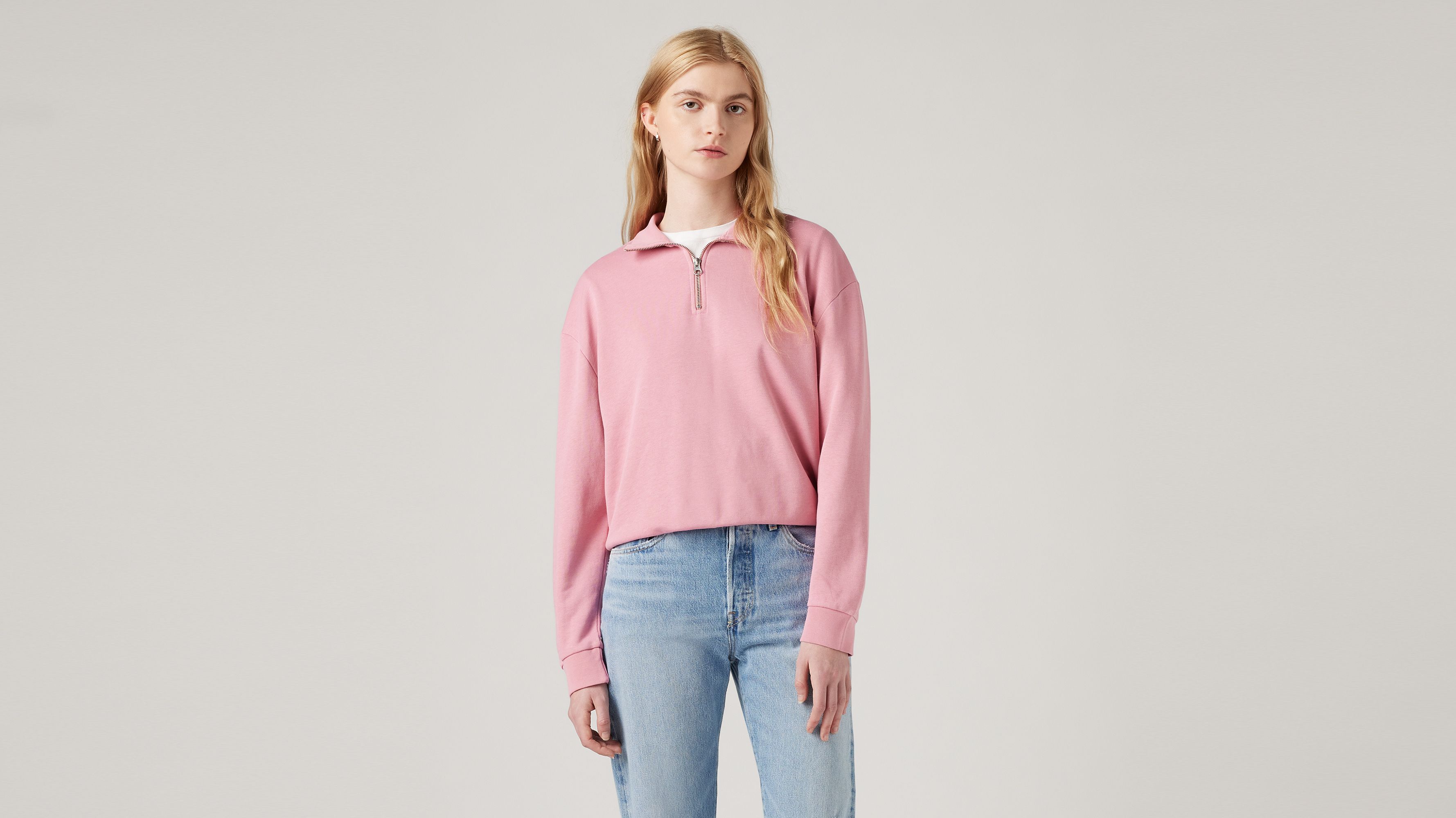 Felpa Everyday con cerniera a tre quarti 1