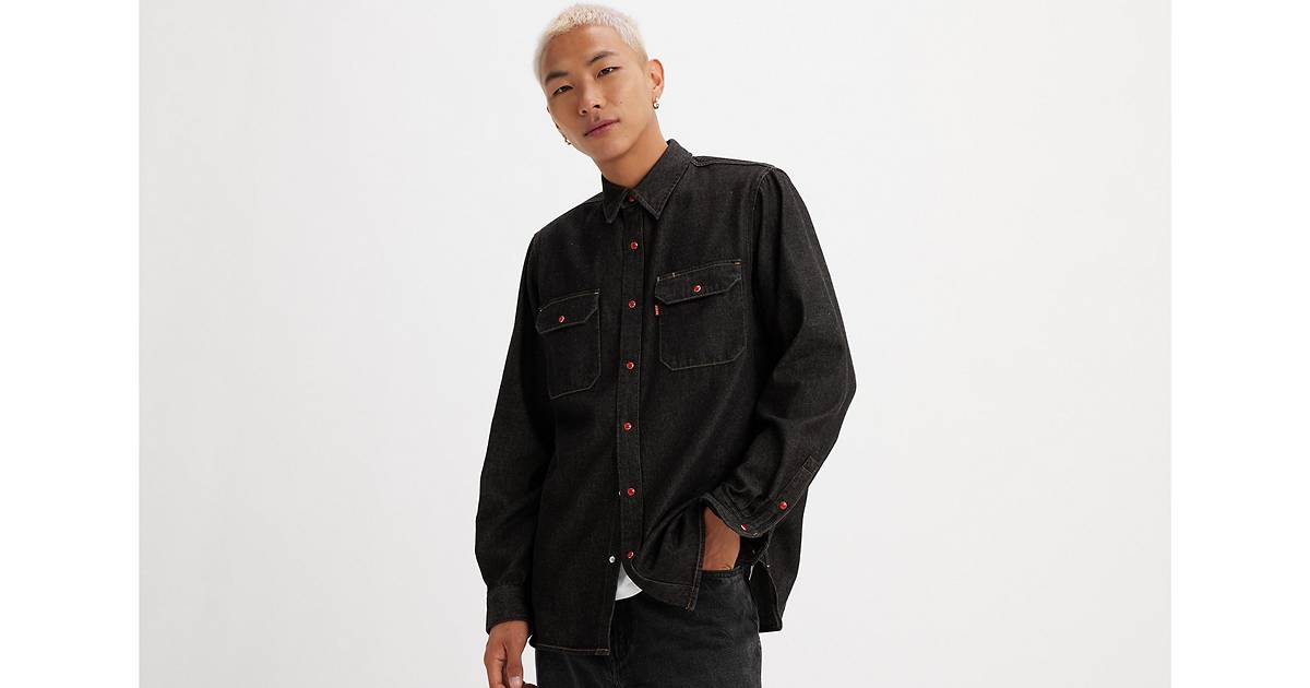 Levi's® Lunar New Year Men's Jackson Worker Overshirt - Black | Levi's® US