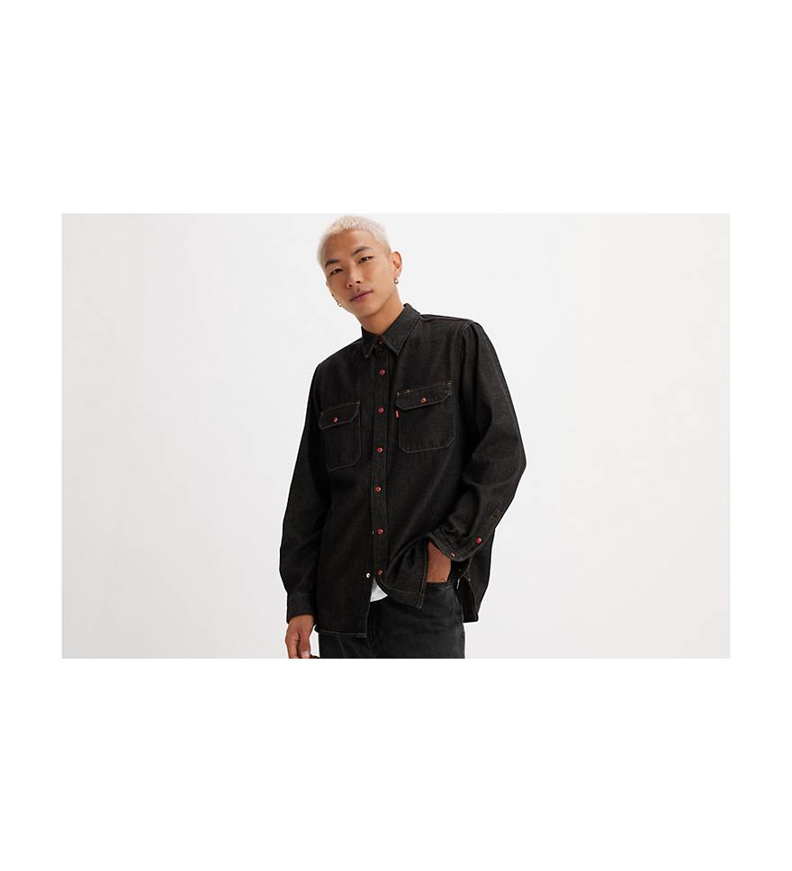 Levi's® Lunar New Year Jackson Worker Overshirt - Black | Levi's® GB