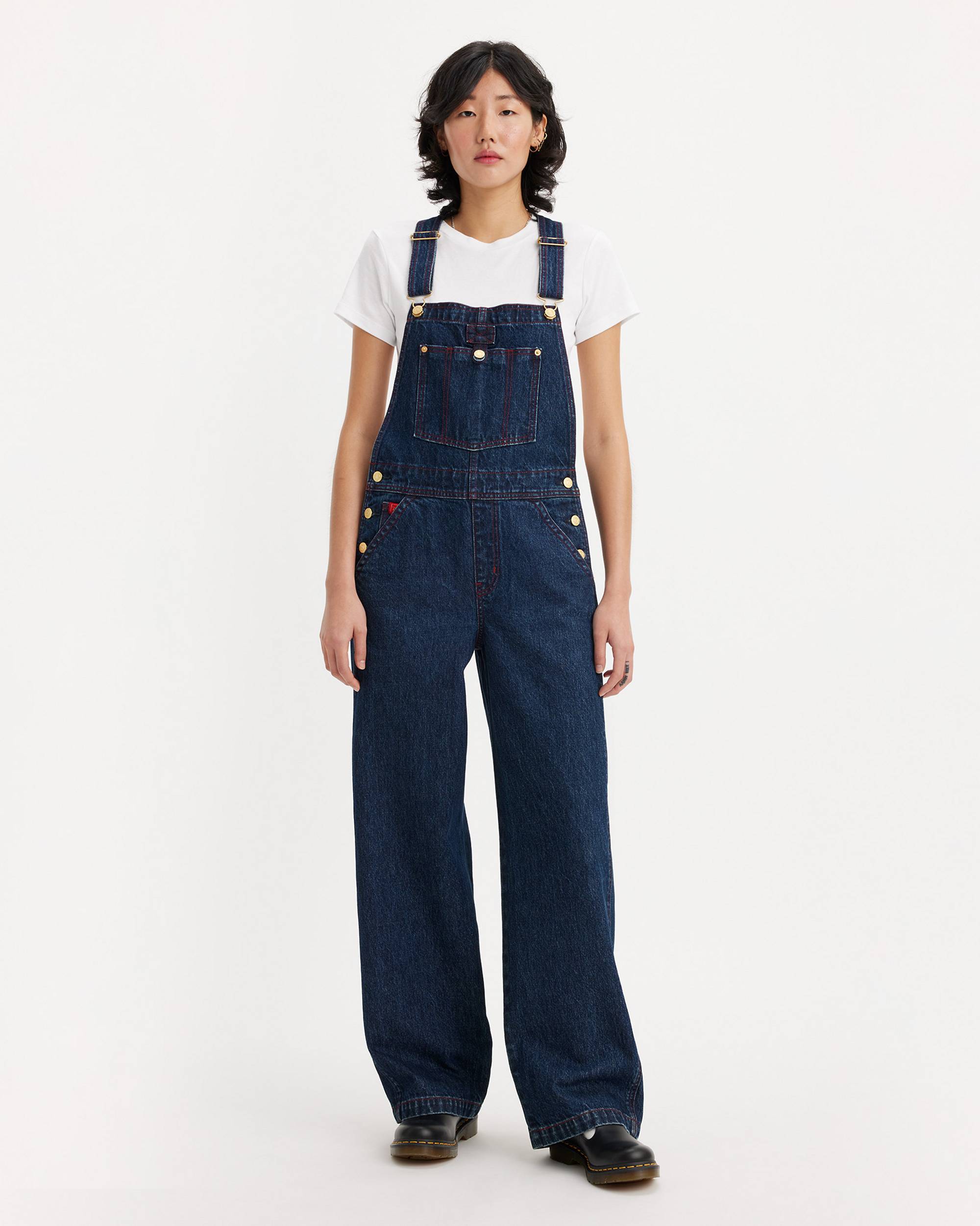 Levi's® Lunar New Year Women's Baggy Overalls - Dark Wash Levi's® Lunar New Year Women's Baggy Overalls - Dark Wash