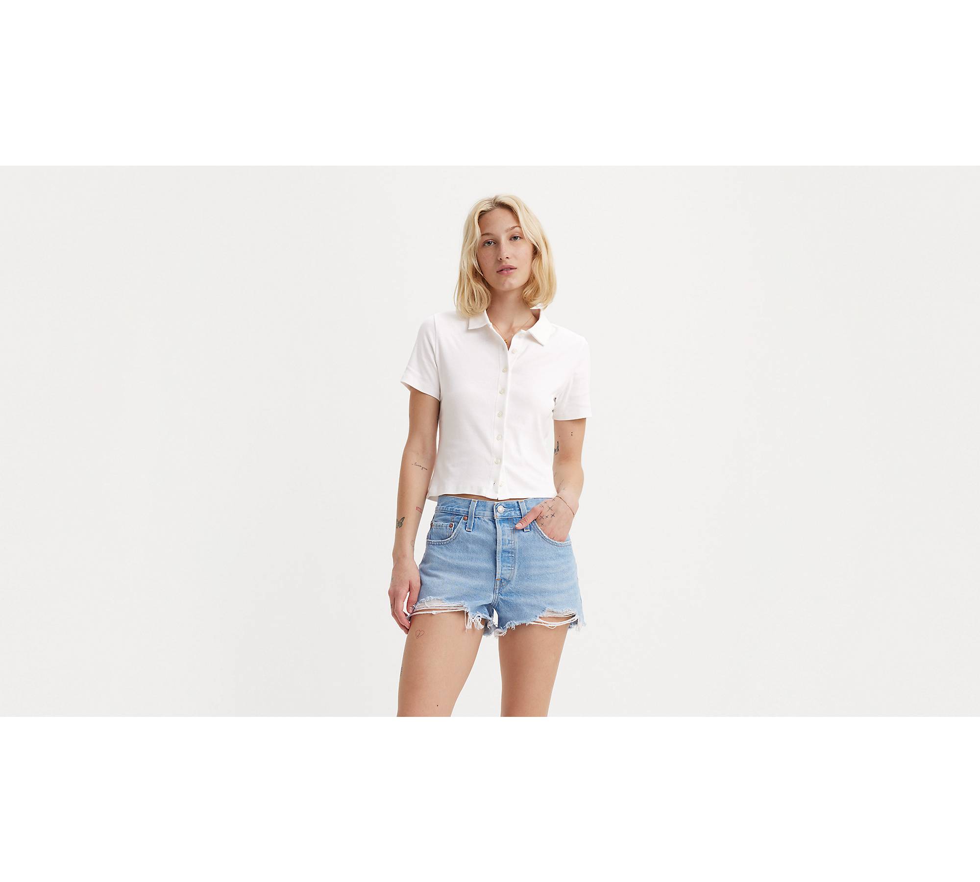 Suki Polo Shirt - White | Levi's® US