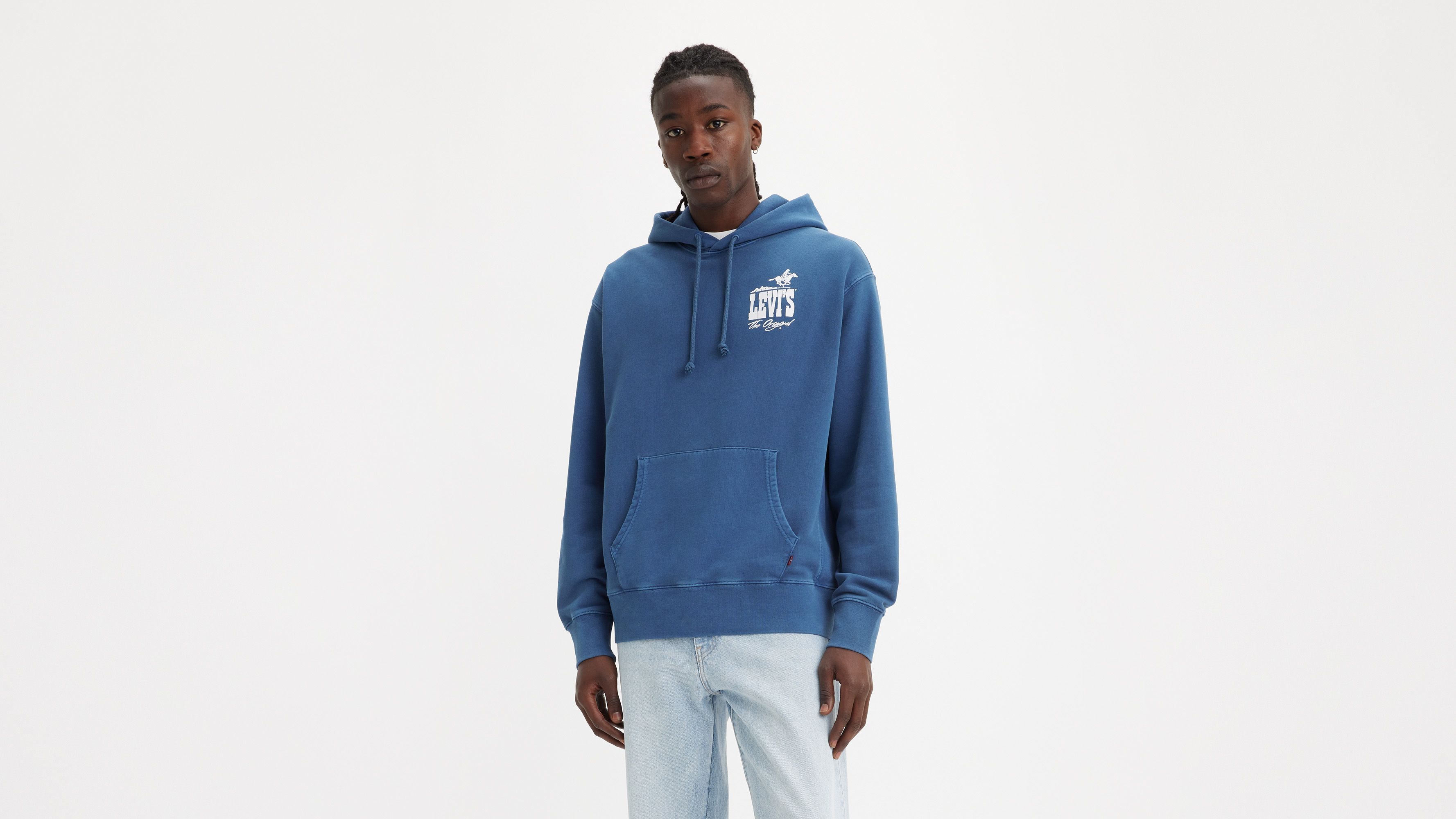 Dea graphic sweat ブルー Dea graphic sweat ブルー
