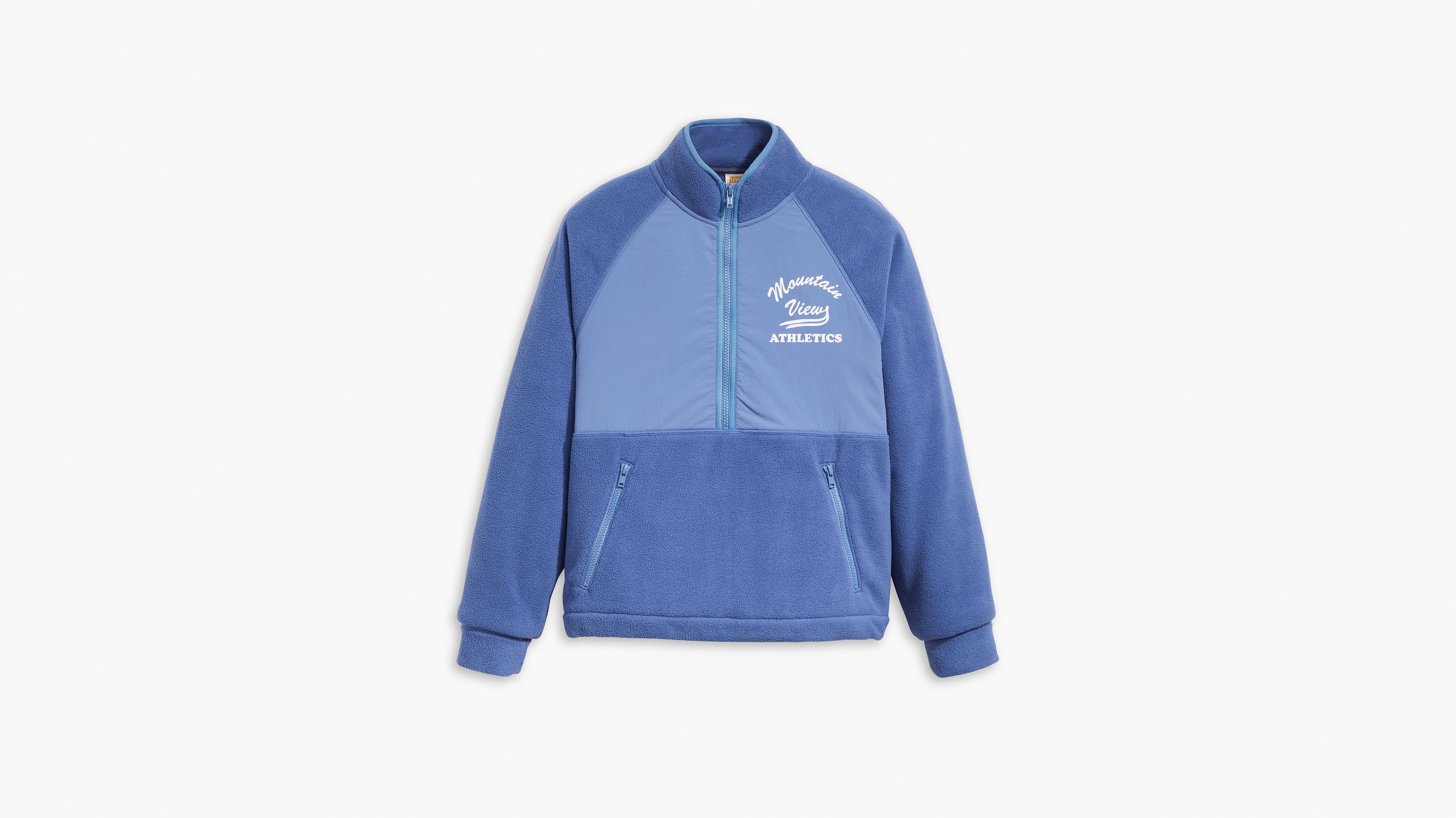 Gold Tab™ Summit 1/4 Zip Sweatshirt - Blue | Levi's® US