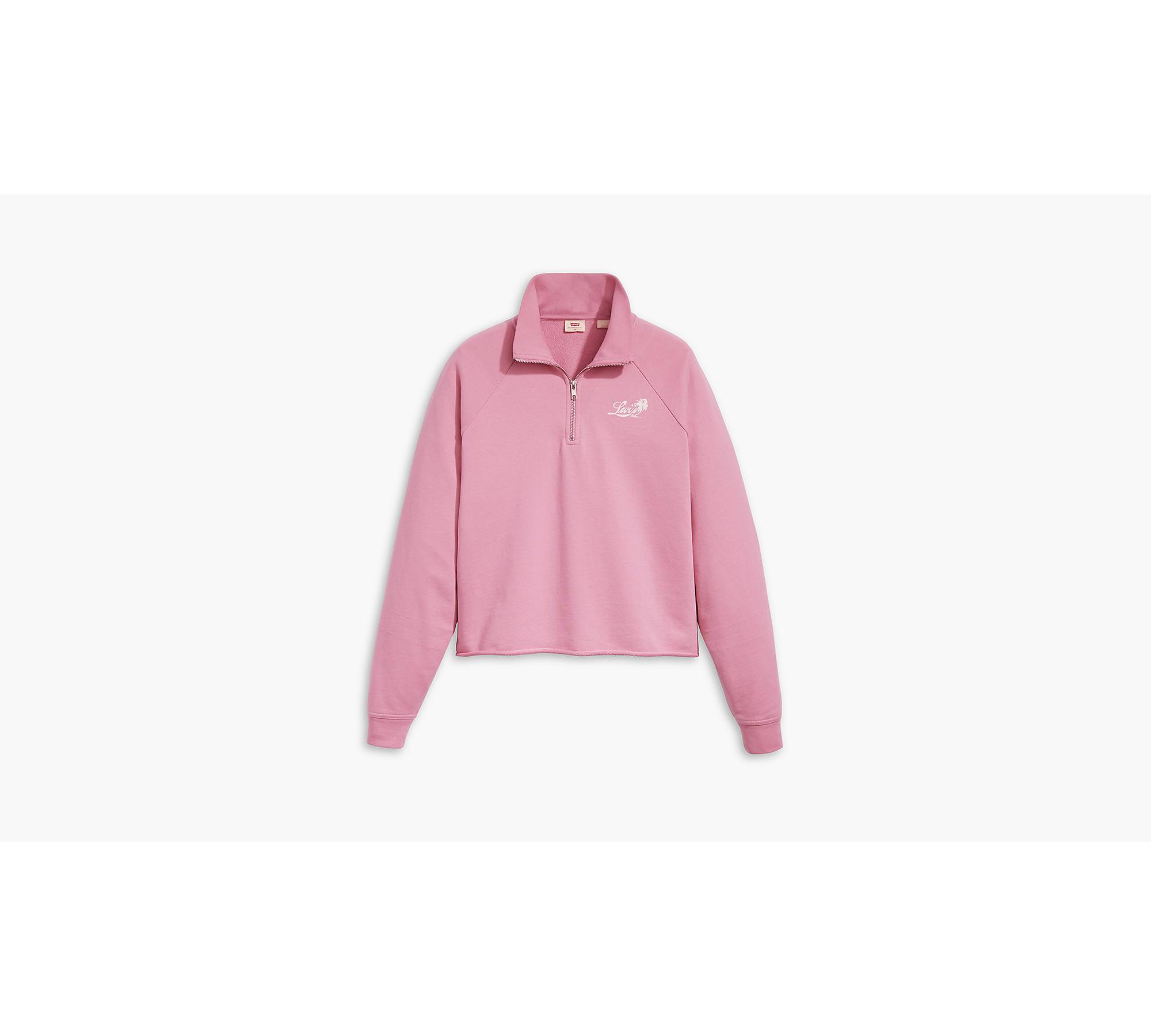 Graphic Dillon Quarter-zip Sweatshirt - Pink | Levi's® GB