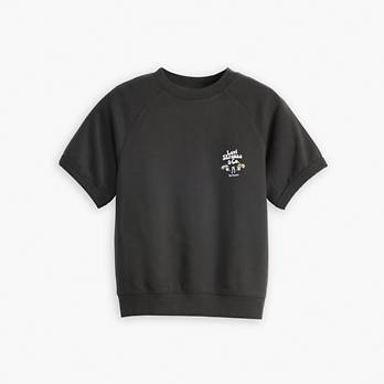 Graphic Marina Short Sleeve Crewneck Sweatshirt - Black Graphic Marina Short Sleeve Crewneck Sweatshirt - Black