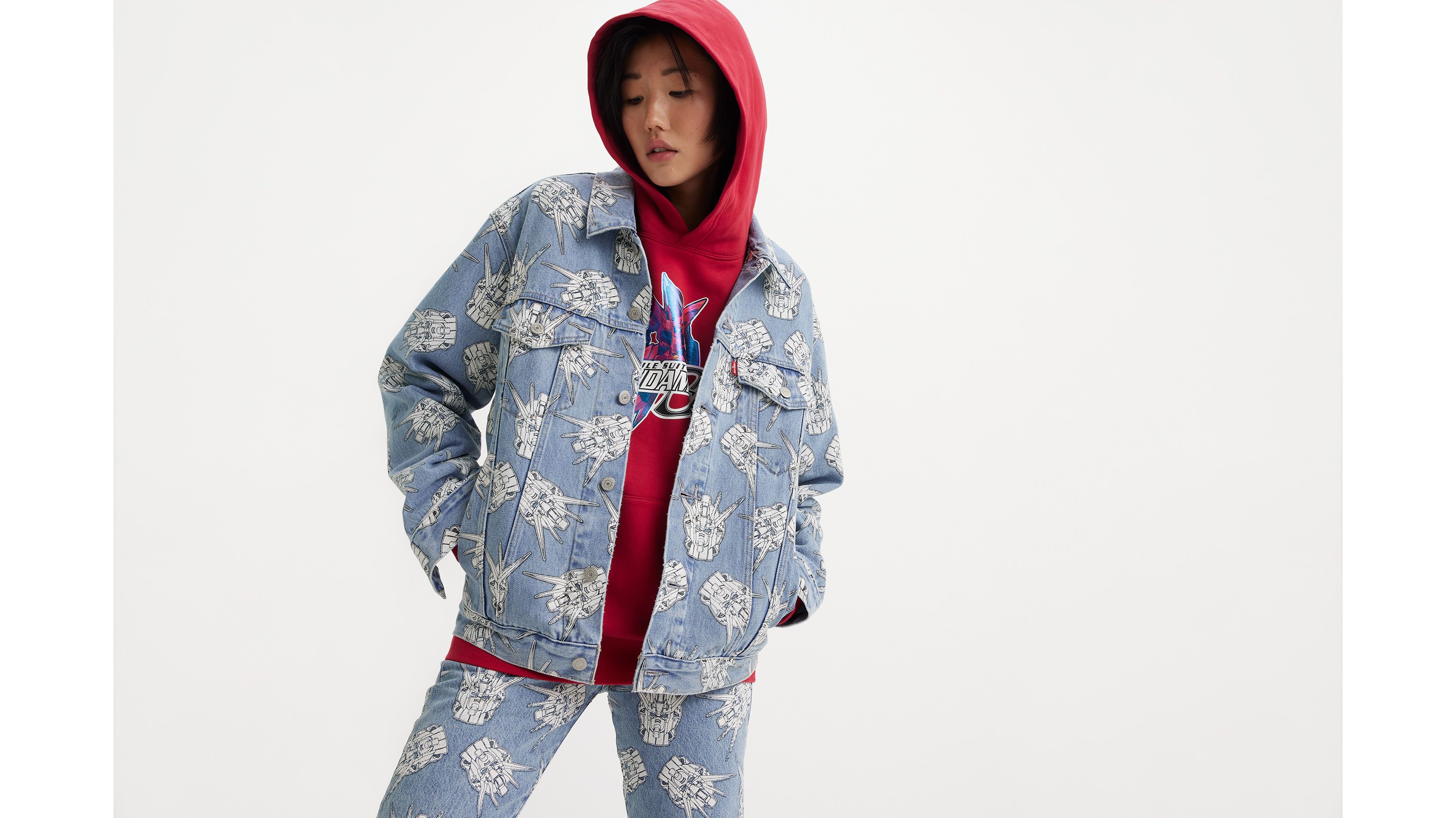 Levi's® x Gundam SEED Relaxed Trucker Jacket 2
