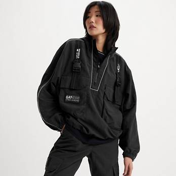 Levi's® X Gundam Seed Technical Anorak - Black | Levi's® US Levi's® X Gundam Seed Technical Anorak - Black | Levi's® US