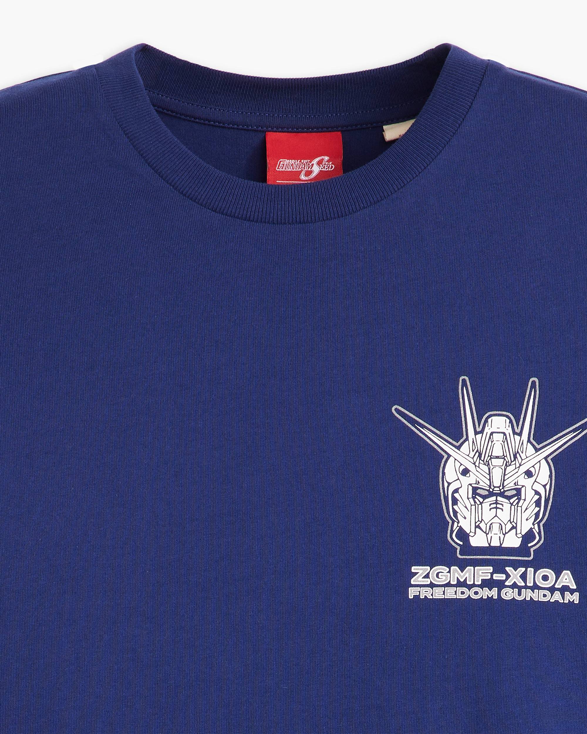 Levi's® X Gundam Seed Long-sleeve Tee - Blue | Levi's® US Levi's® X Gundam Seed Long-sleeve Tee - Blue | Levi's® US