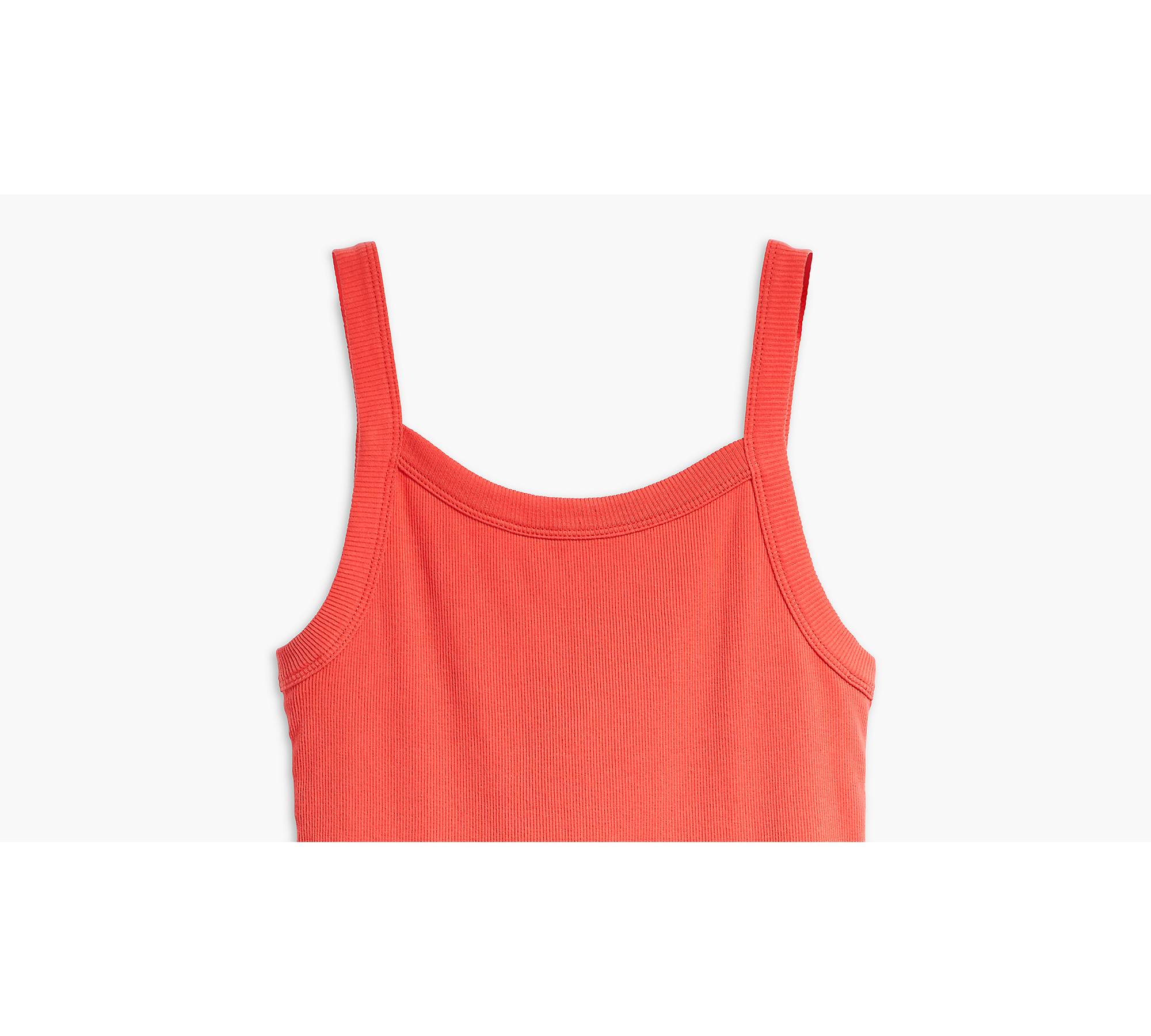 Women's Lightweight Flo Sleeveless Tank Top in Red