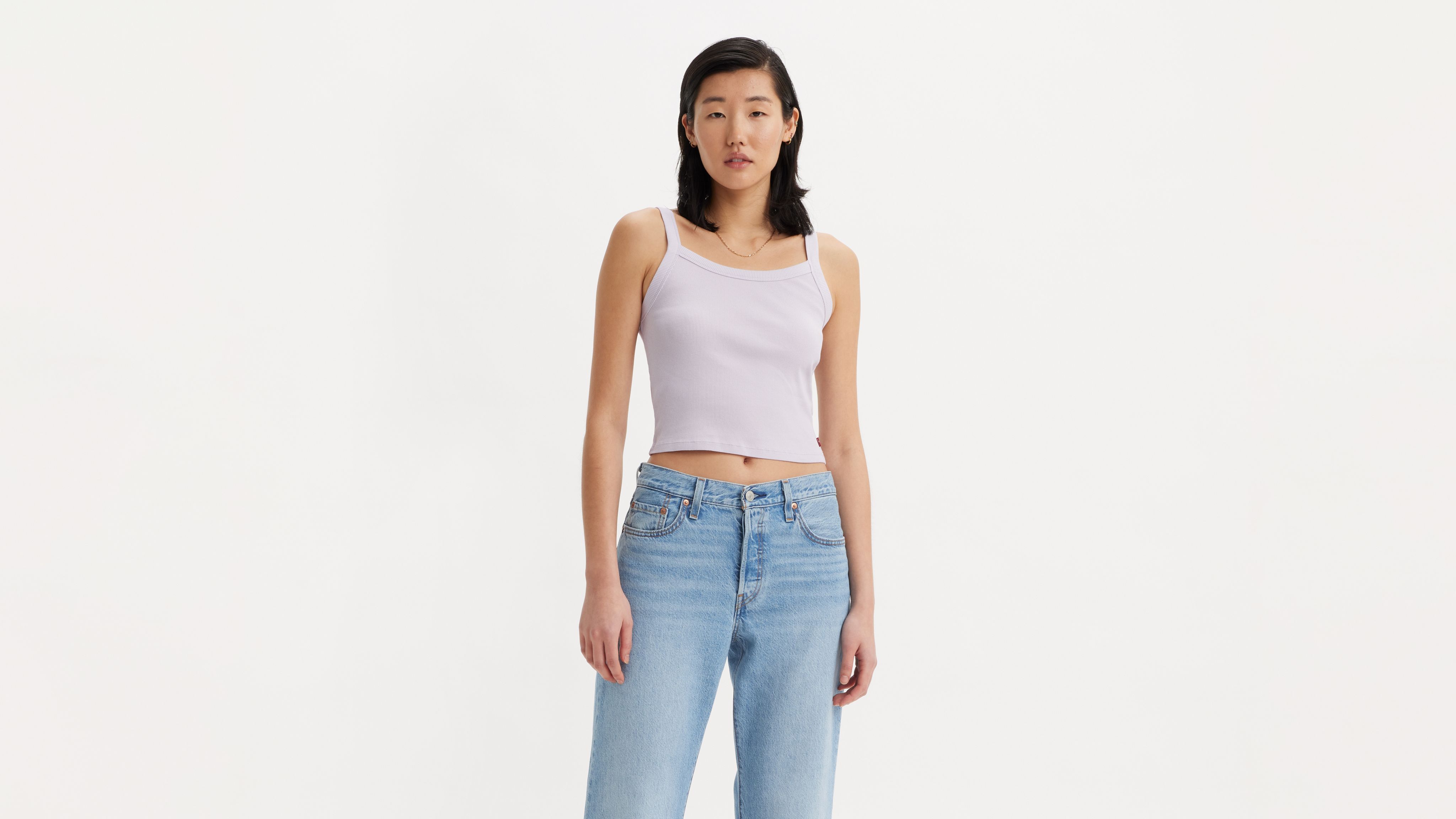 Essential Sporty Rib Tank Top - Blue | Levi's® US