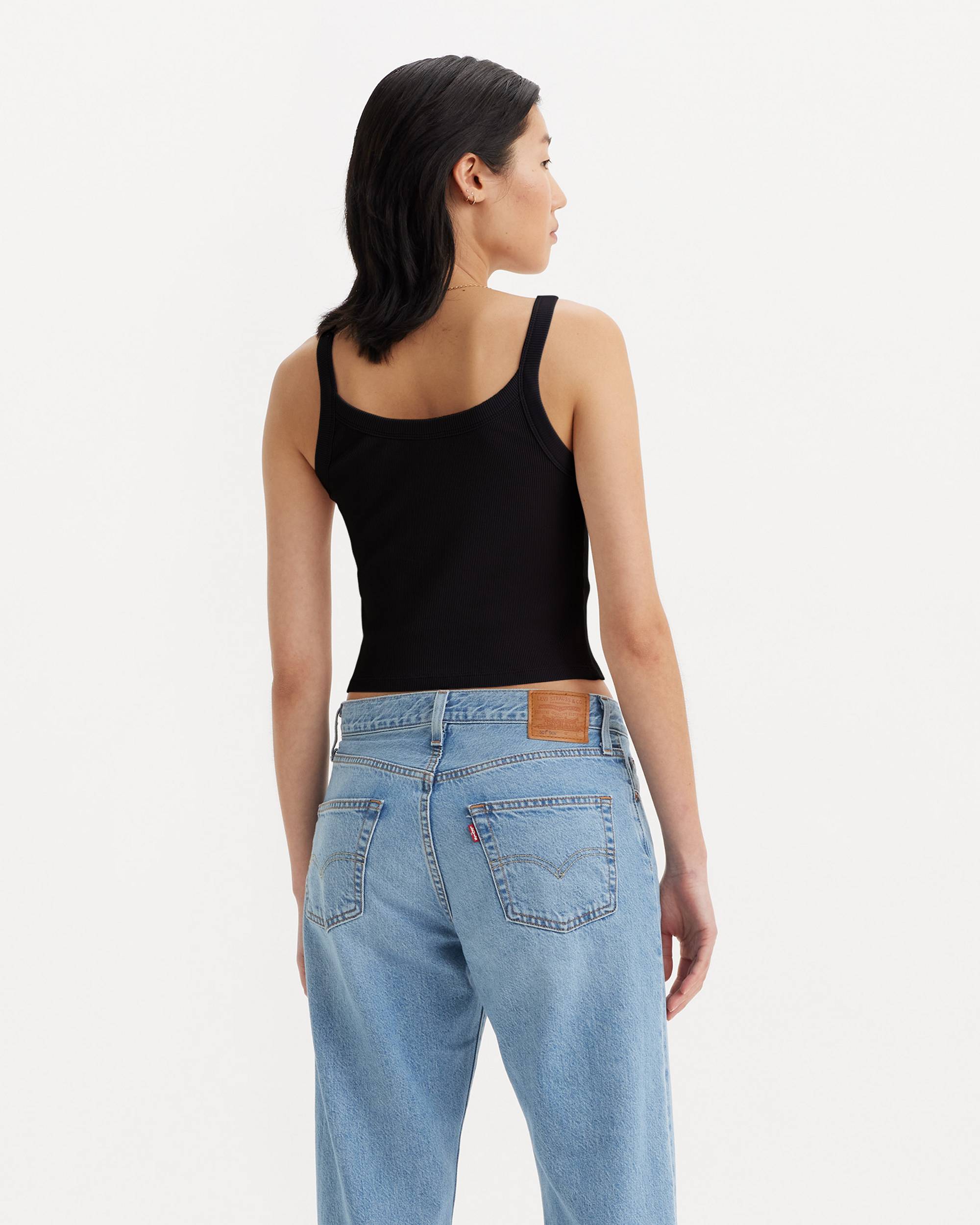 Essential Sporty Rib Tank Top - Black | Levi's® US Essential Sporty Rib Tank Top - Black | Levi's® US