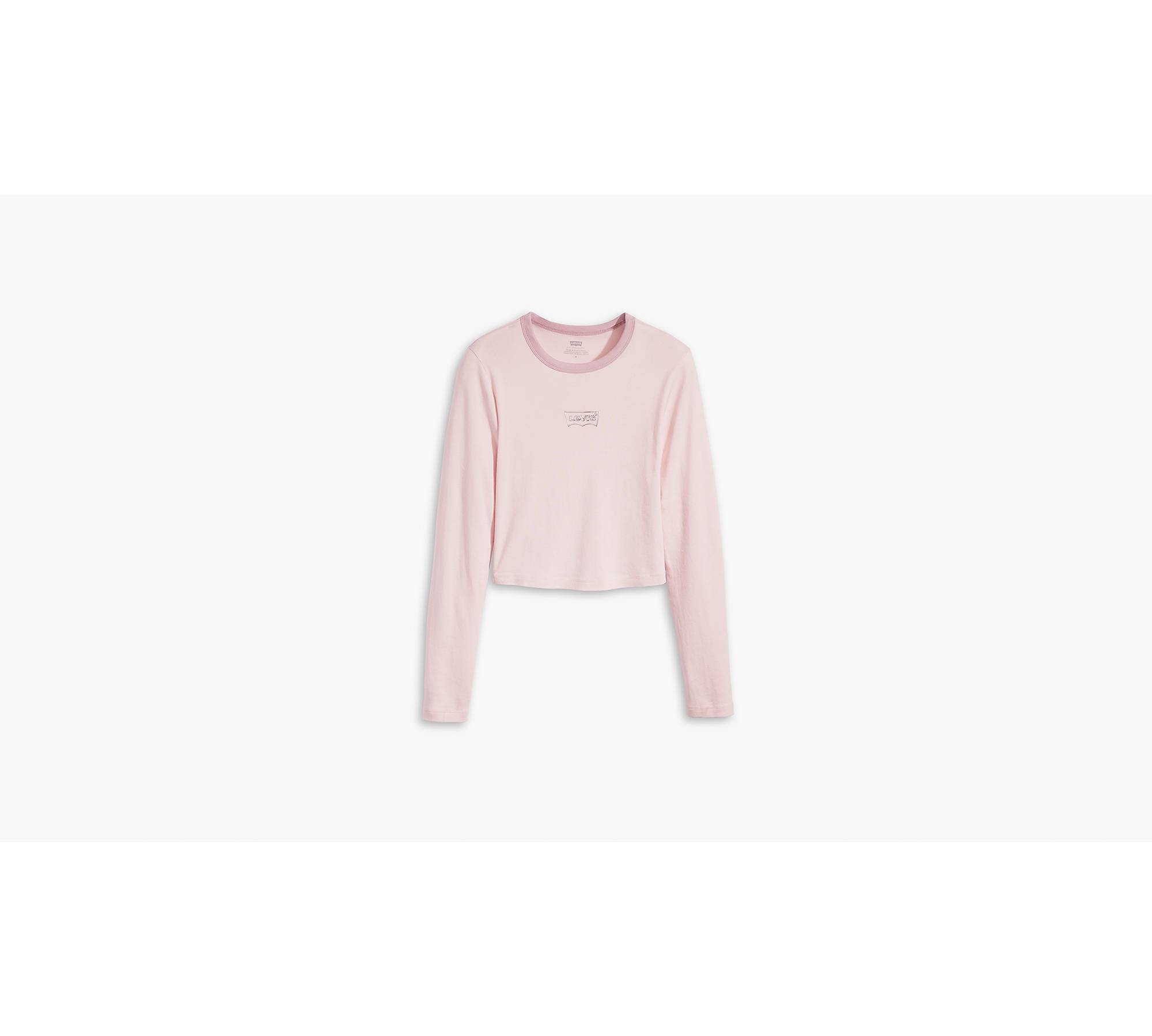 Graphic Long Sleeve Ringer T-shirt - Pink | Levi\'s® US | Rundhalsshirts