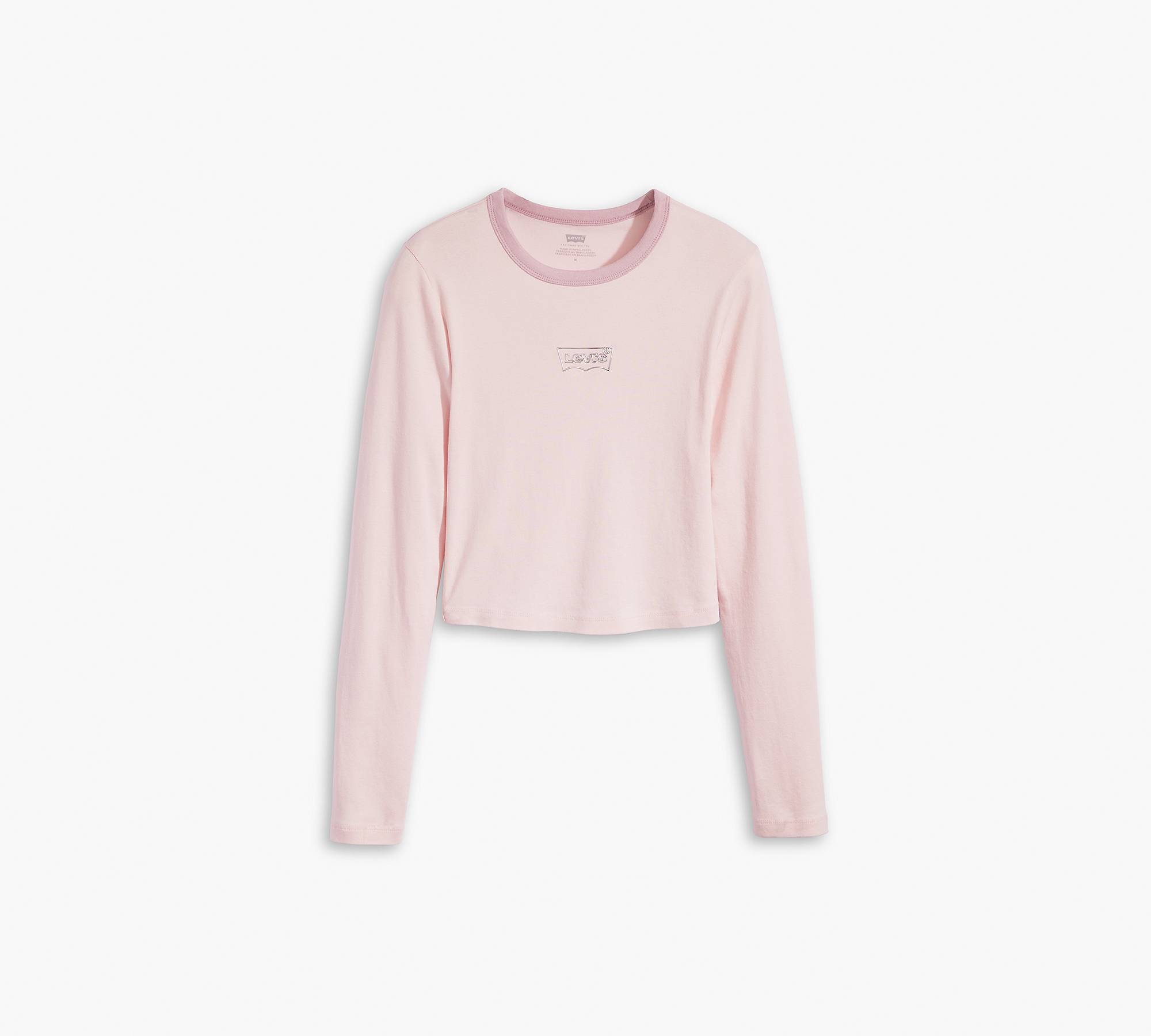 Graphic Long Sleeve Ringer T-shirt - Pink | Levi's® US