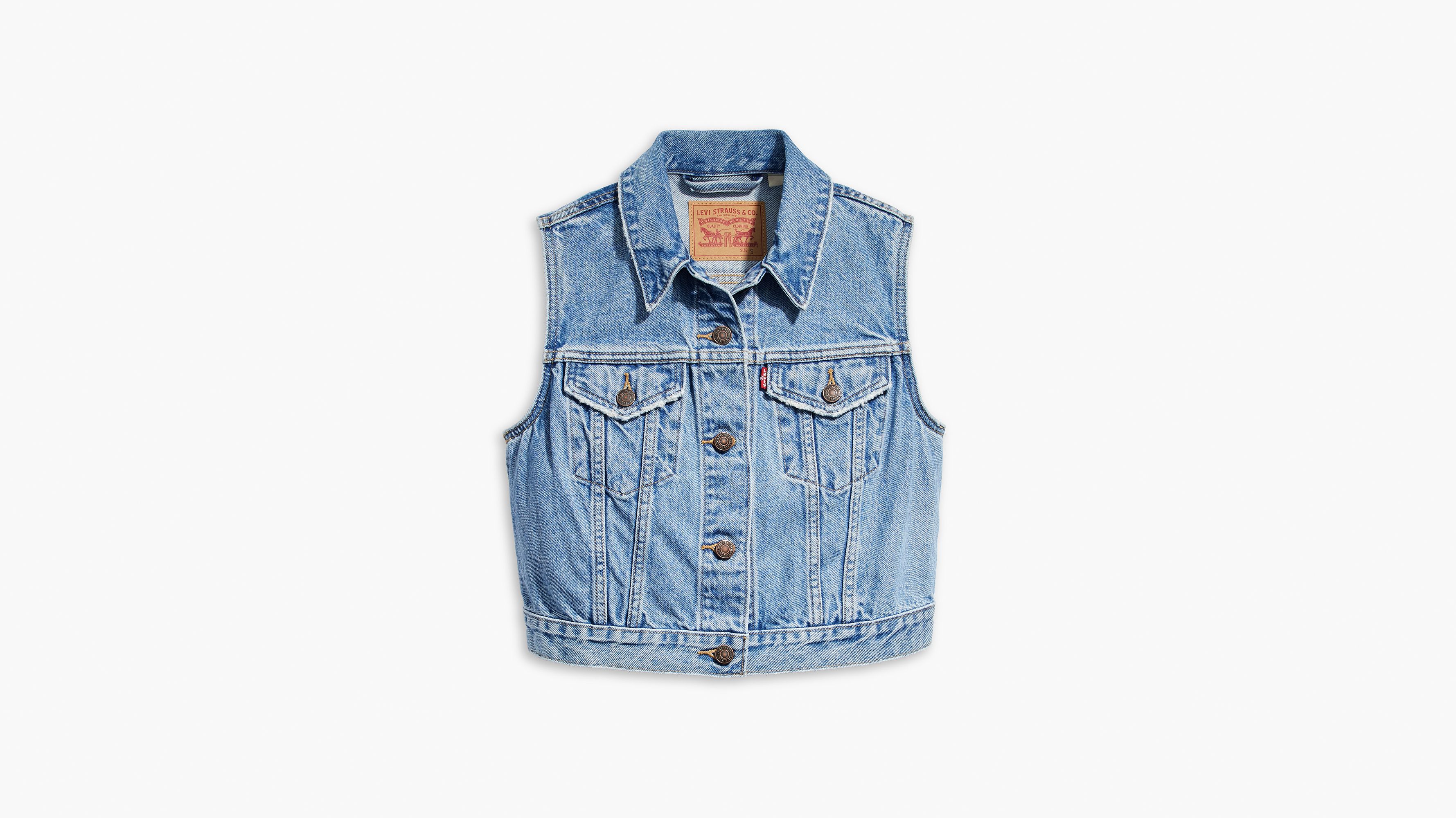 Levi jean hot sale vest