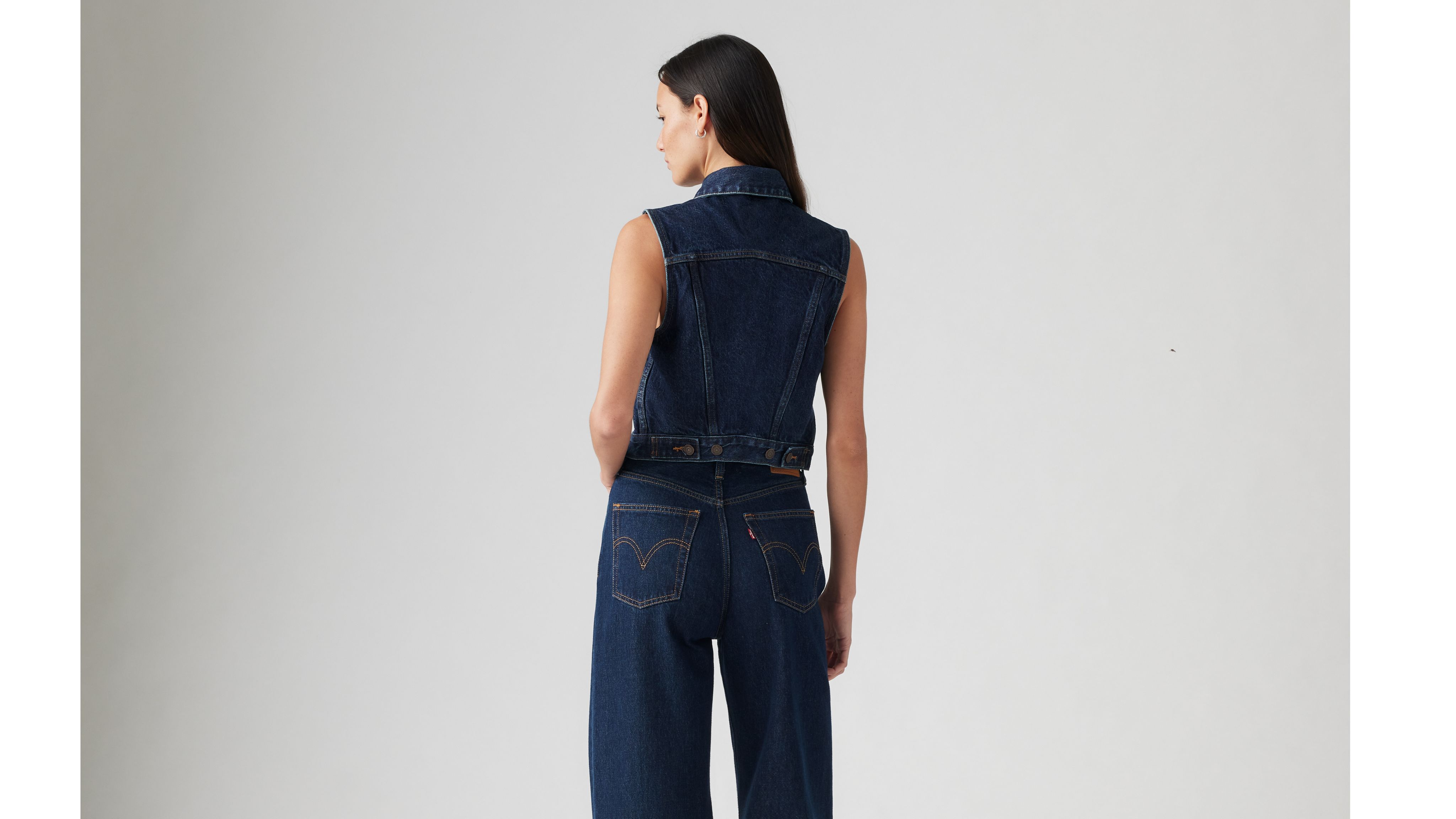 Xs Vest - Dark Wash