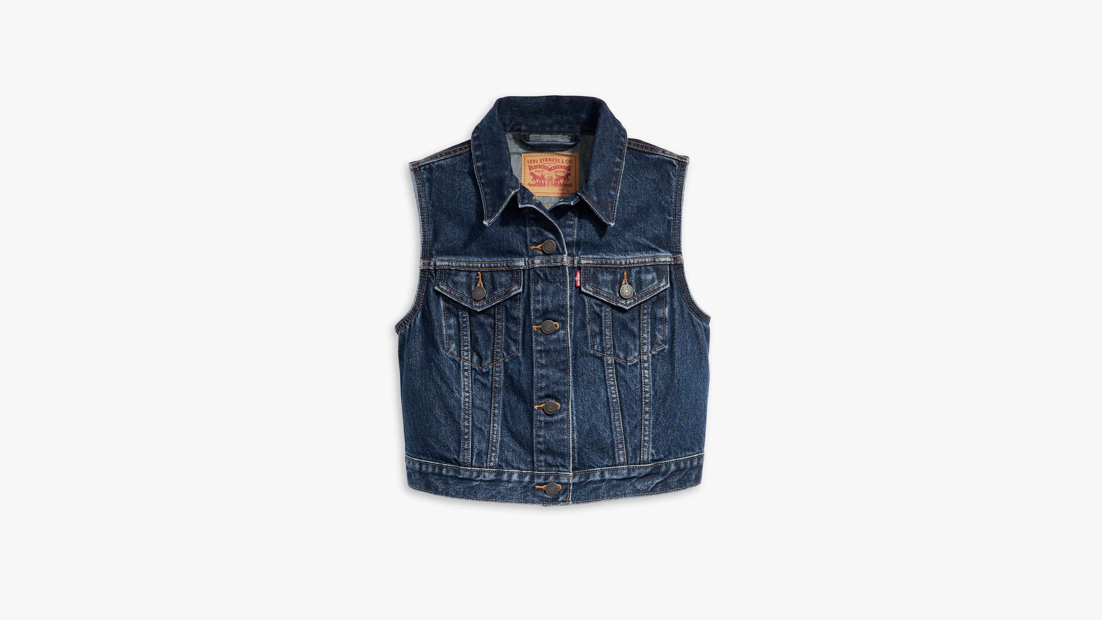 Levis vest womens online