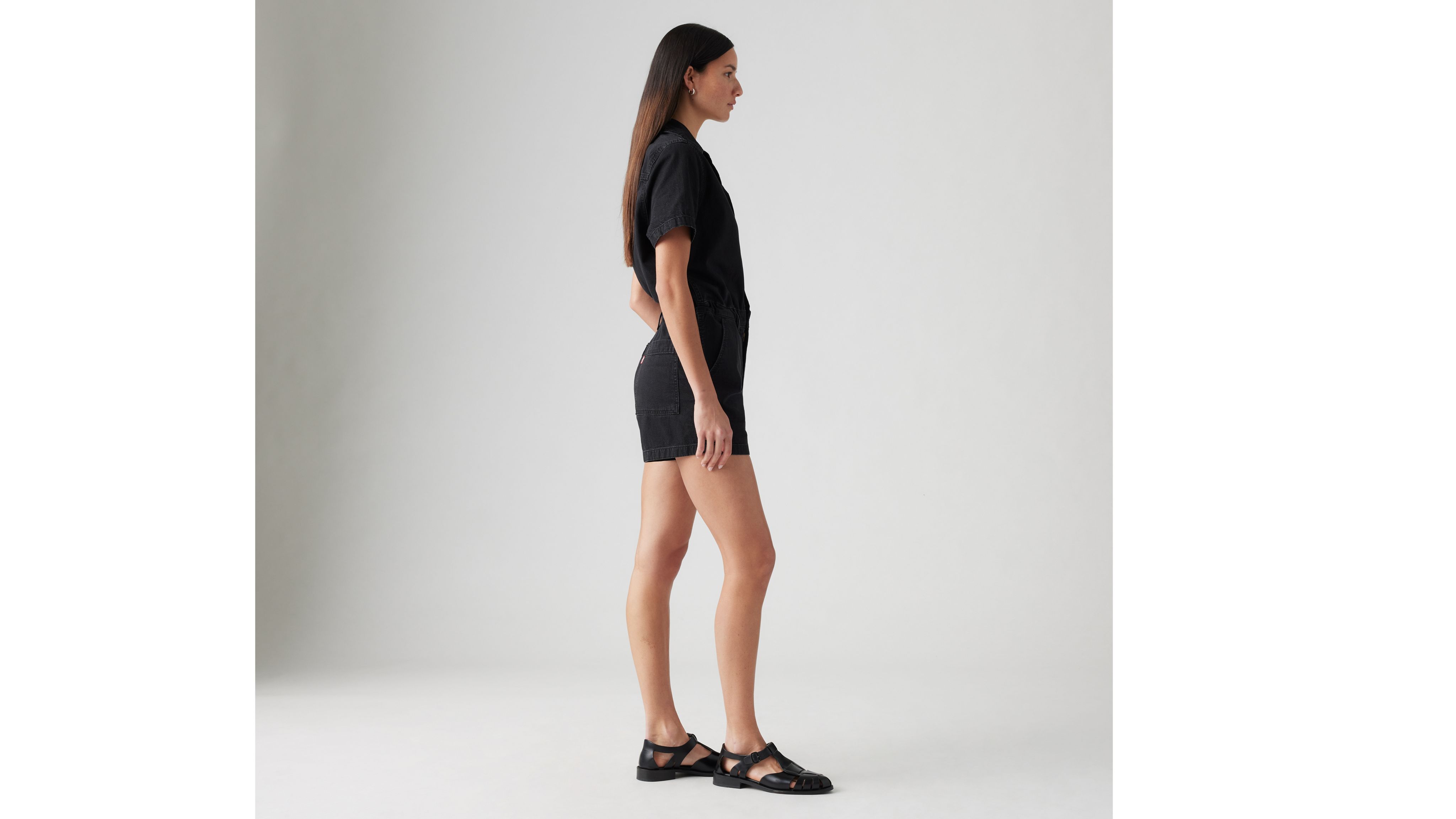 Heritage Short Sleeve Romper - Black | Levi's® US