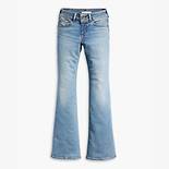 Superlåga utsvängda jeans 4