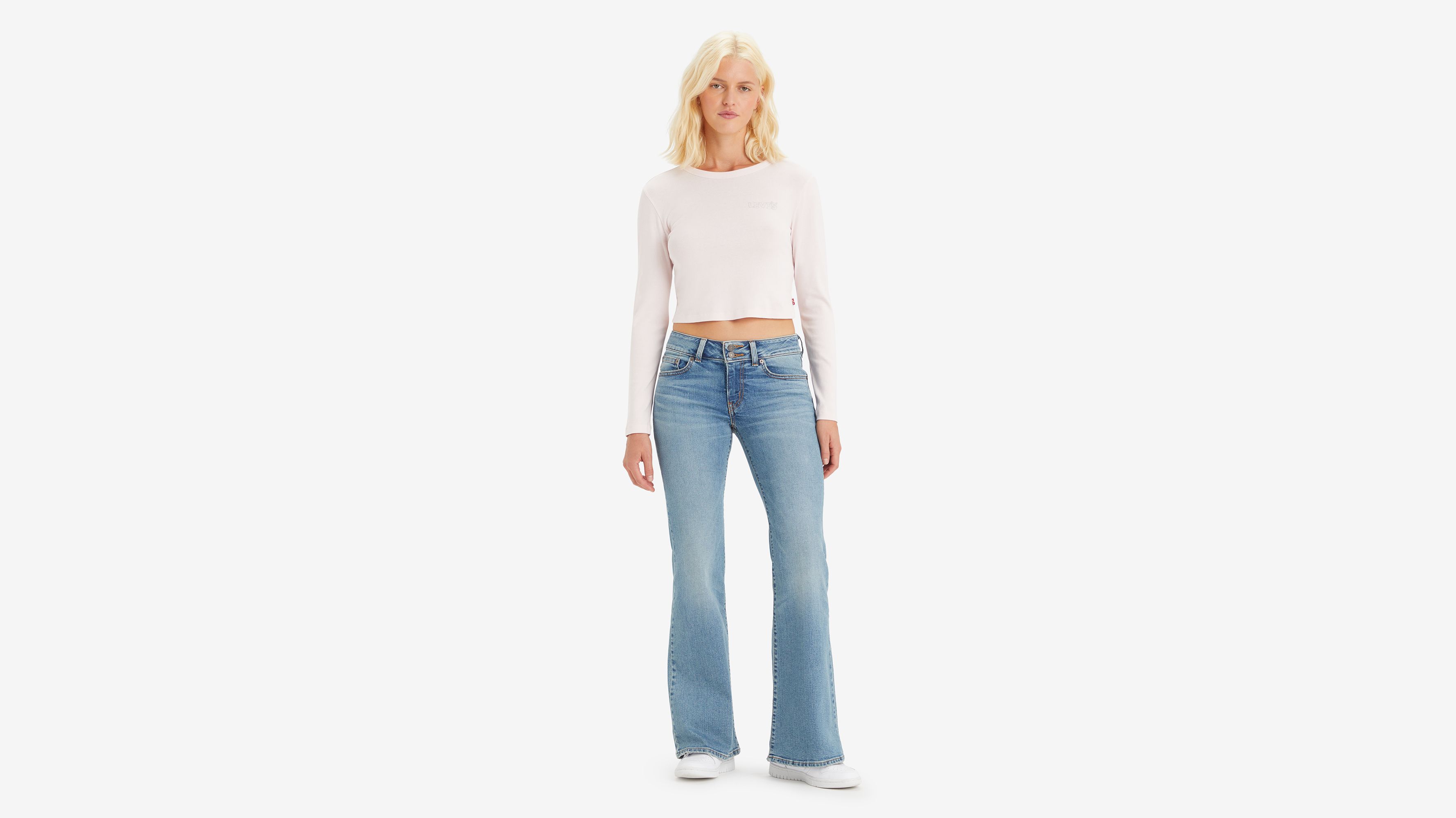 Flared Low Jeans