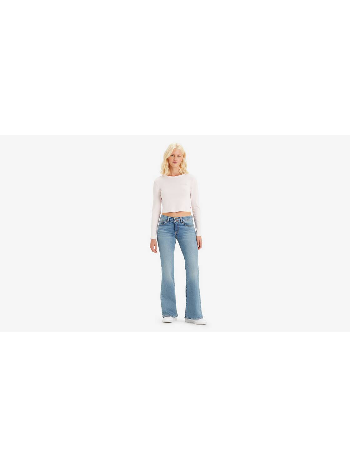 TALBOTS Flawless Five Pocket Jeans Flare Bootcut White Size 8 P at