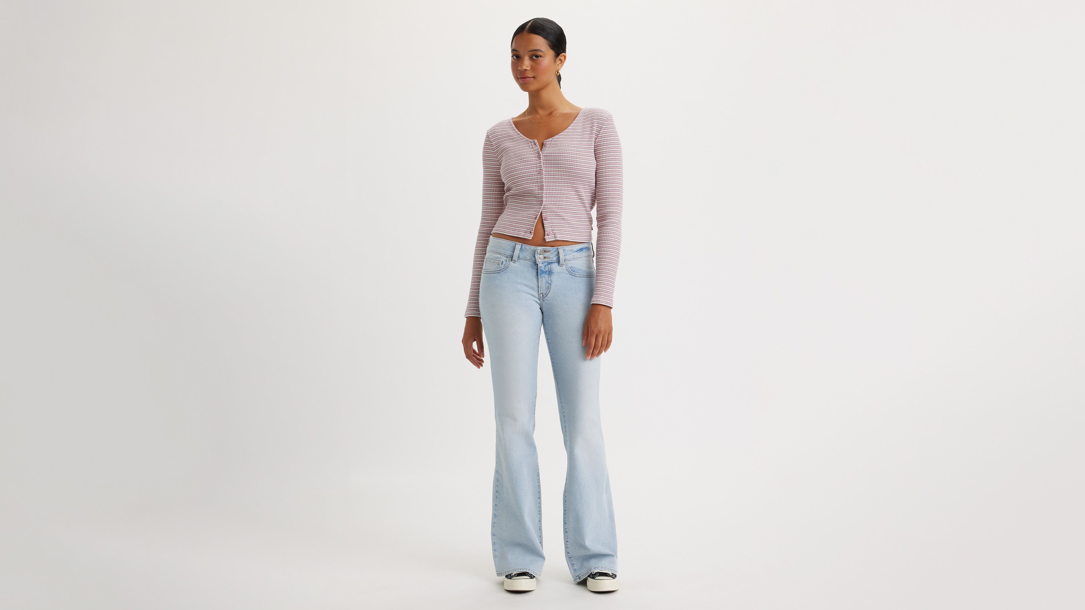 Superlow Flare Women's Jeans - Light Wash