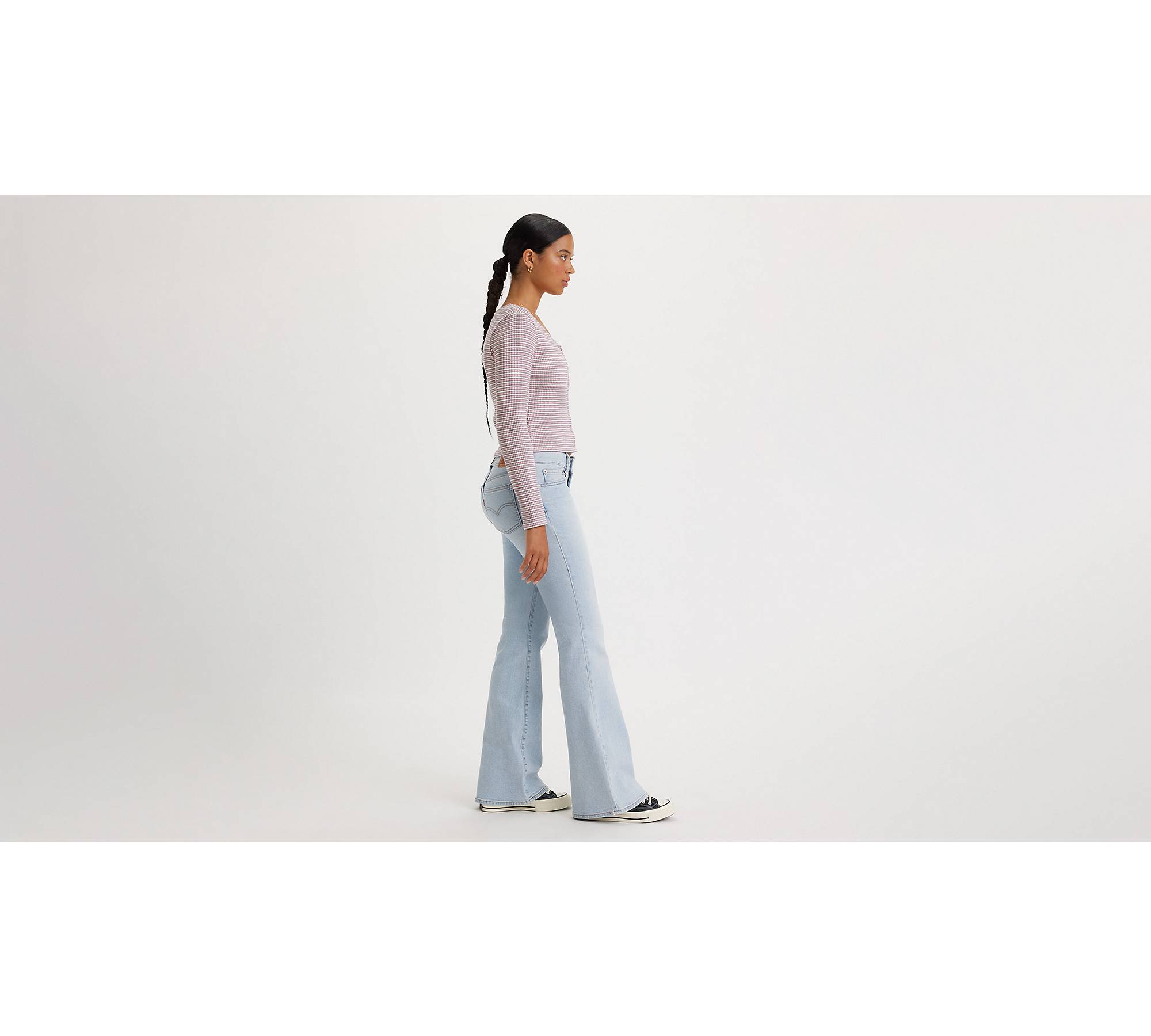 LEVI'S Superlow Flare Womens Jeans - The Big Idea - LT BLAST